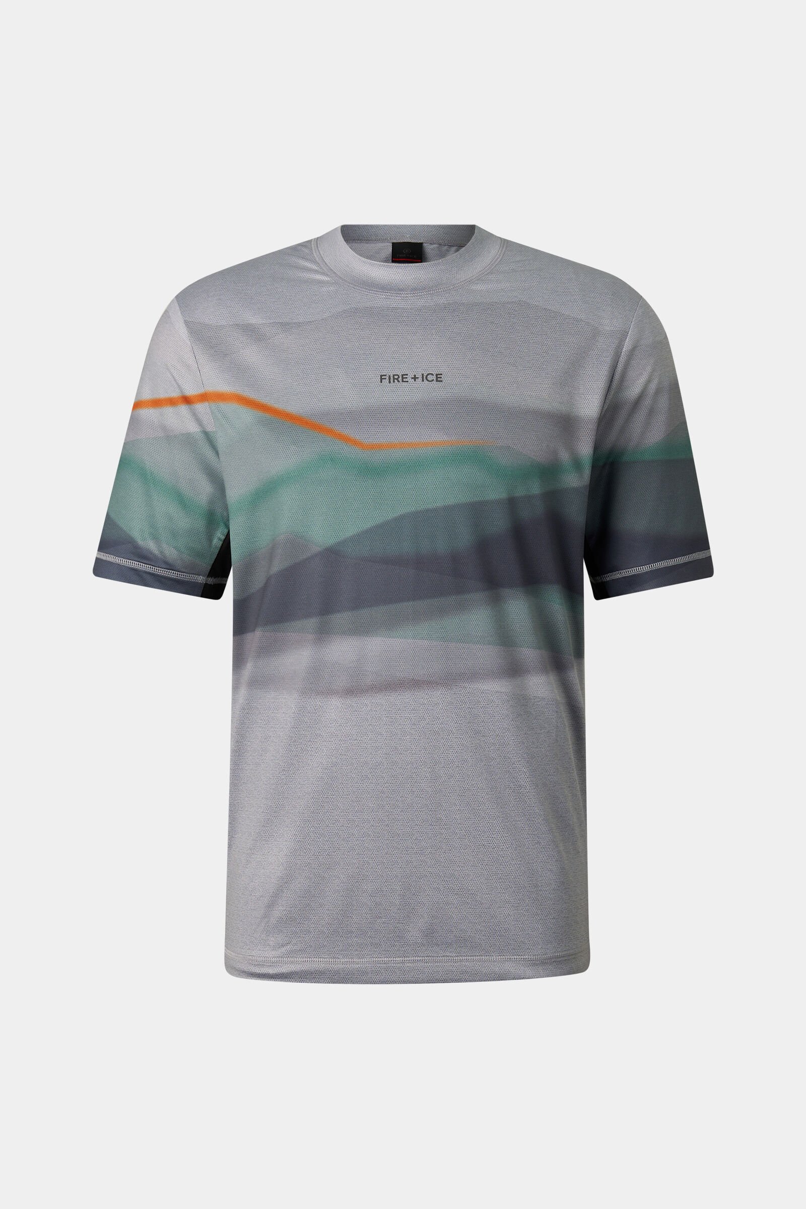 Funktionsshirt Balduin Grau/Gr&uuml;n