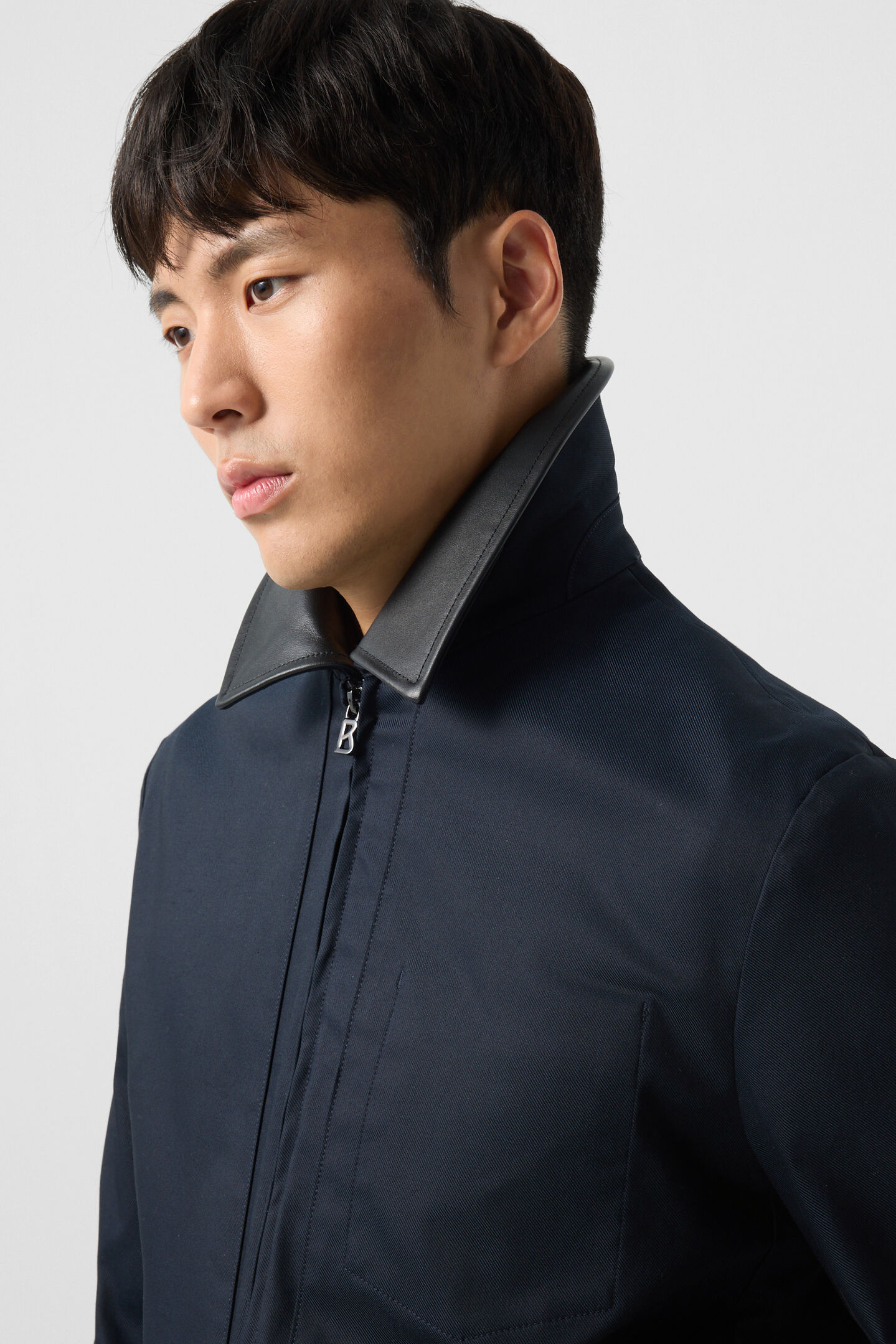 Twill jacket Mirco Navy blue