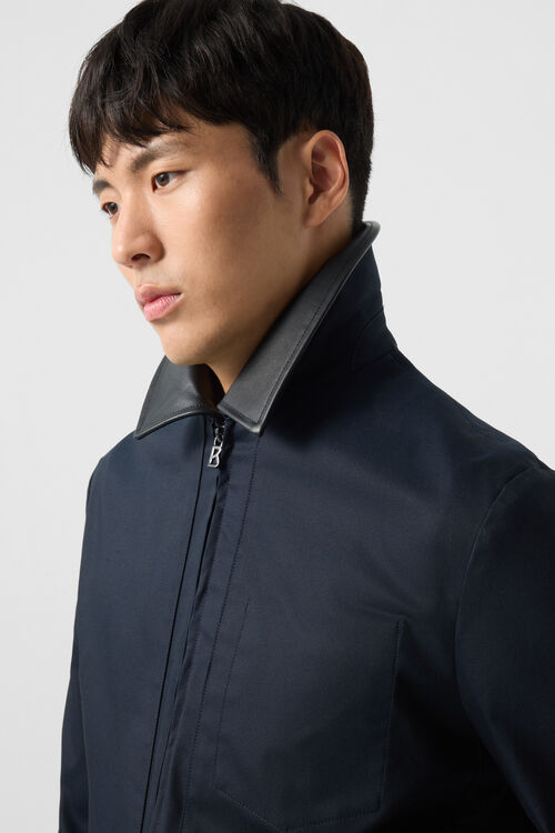Twill jacket Mirco Navy blue