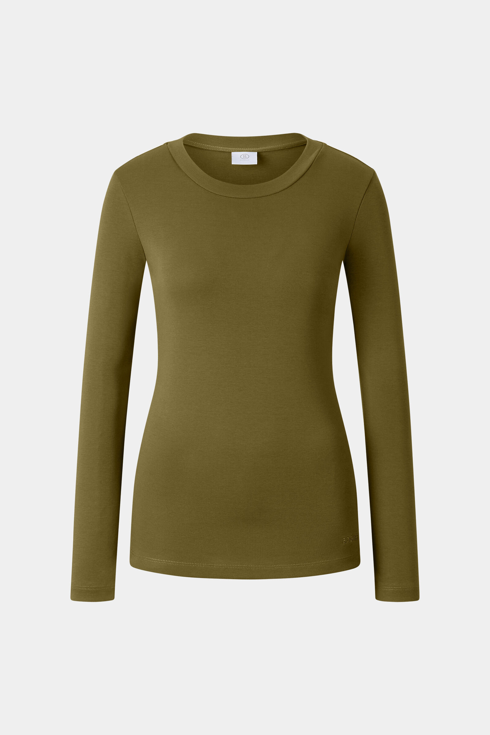 Nikini Cotton Long-Sleeve Shirt Olive