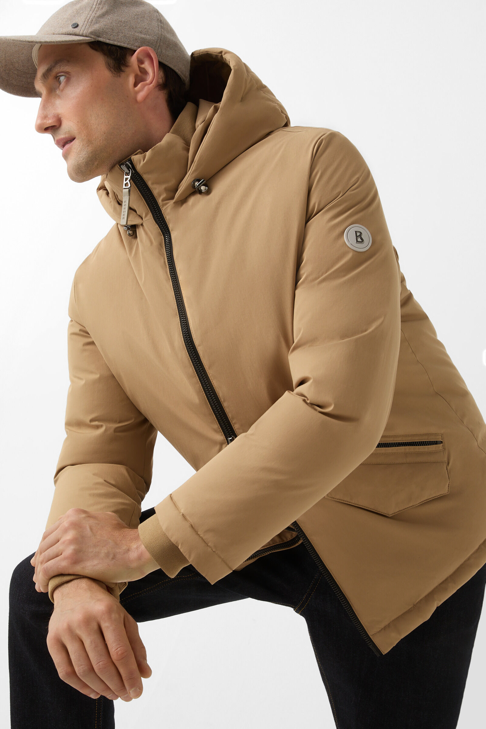 Gidon down jacket Camel