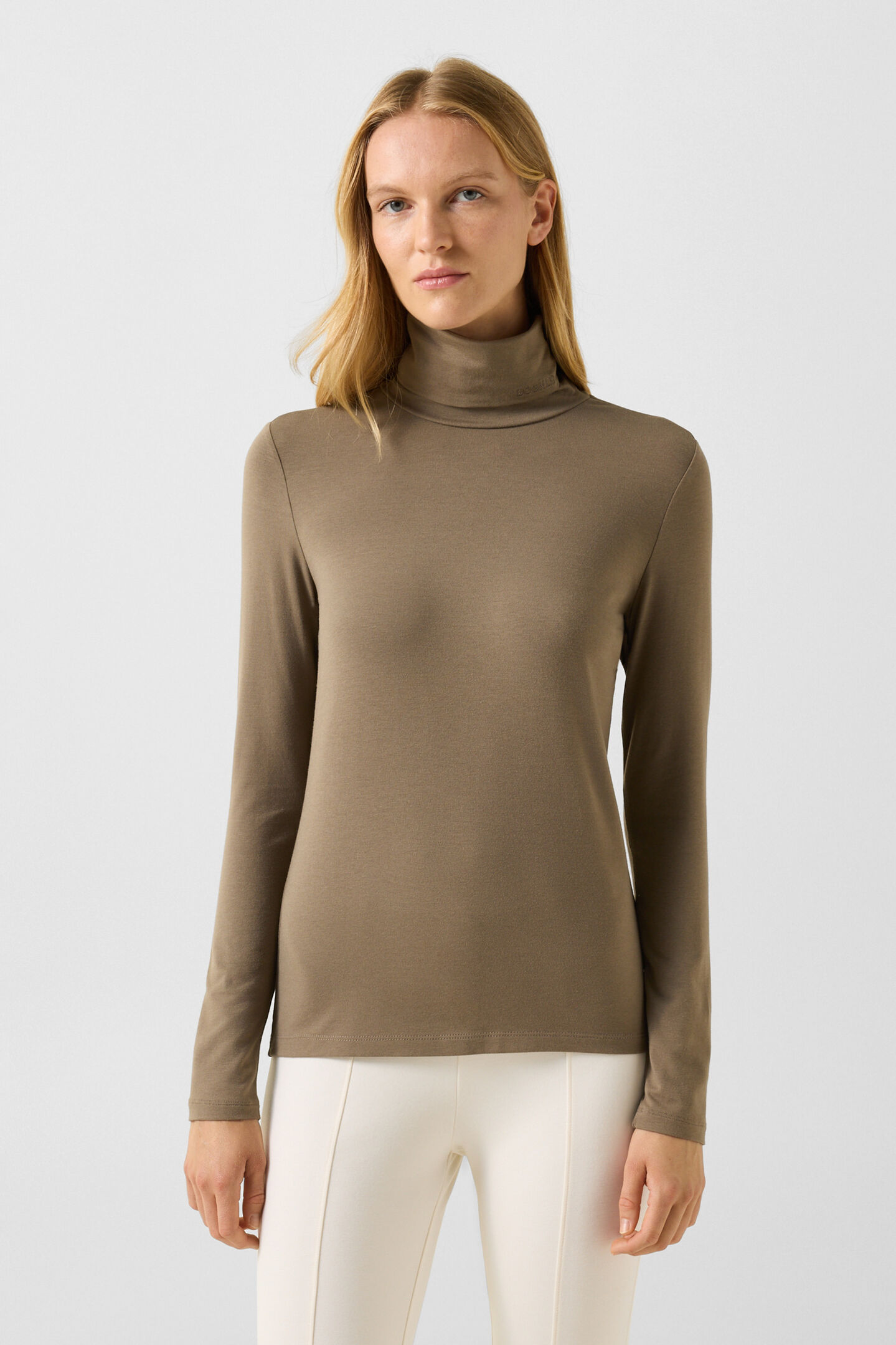 Longsleeve Katinka Graubraun