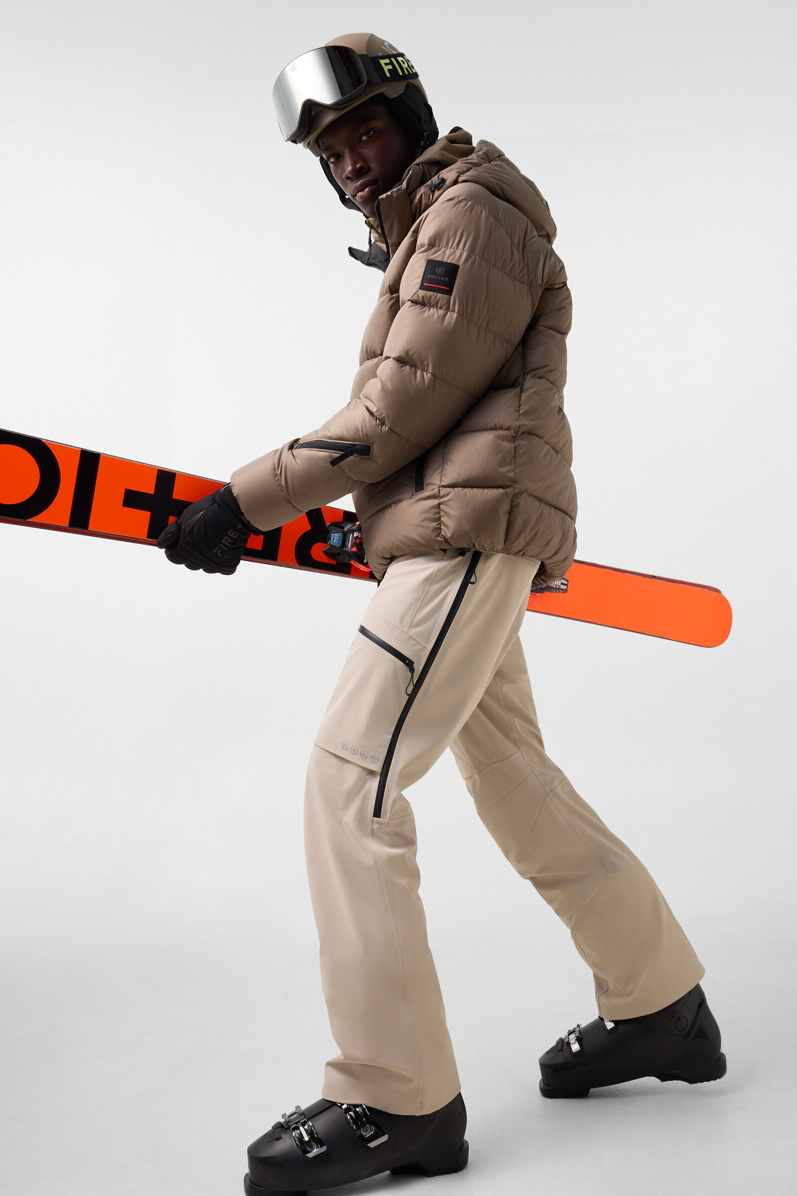 Softshell-Steppjacke Anian Taupe