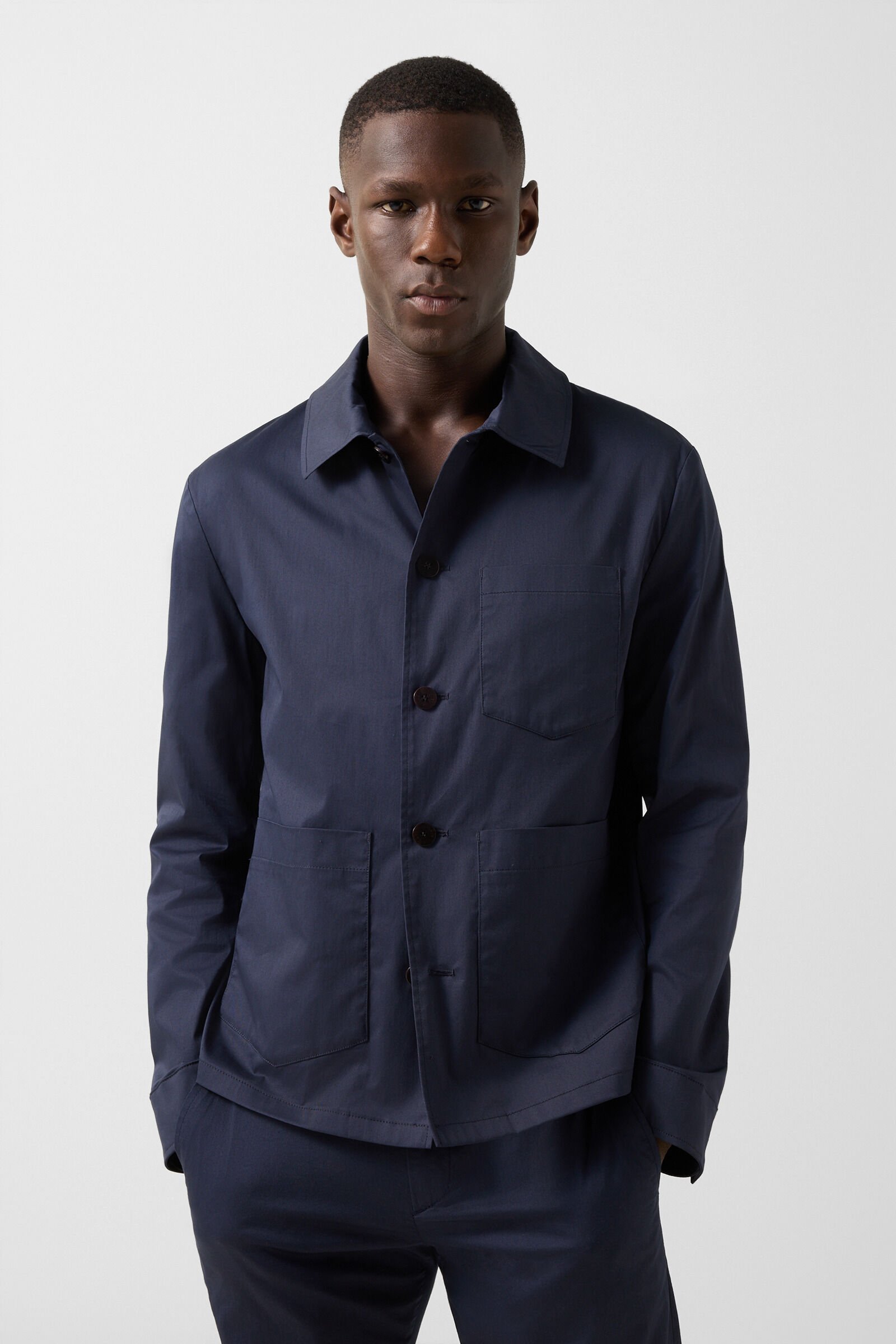 Overshirt Mirco Navy blue