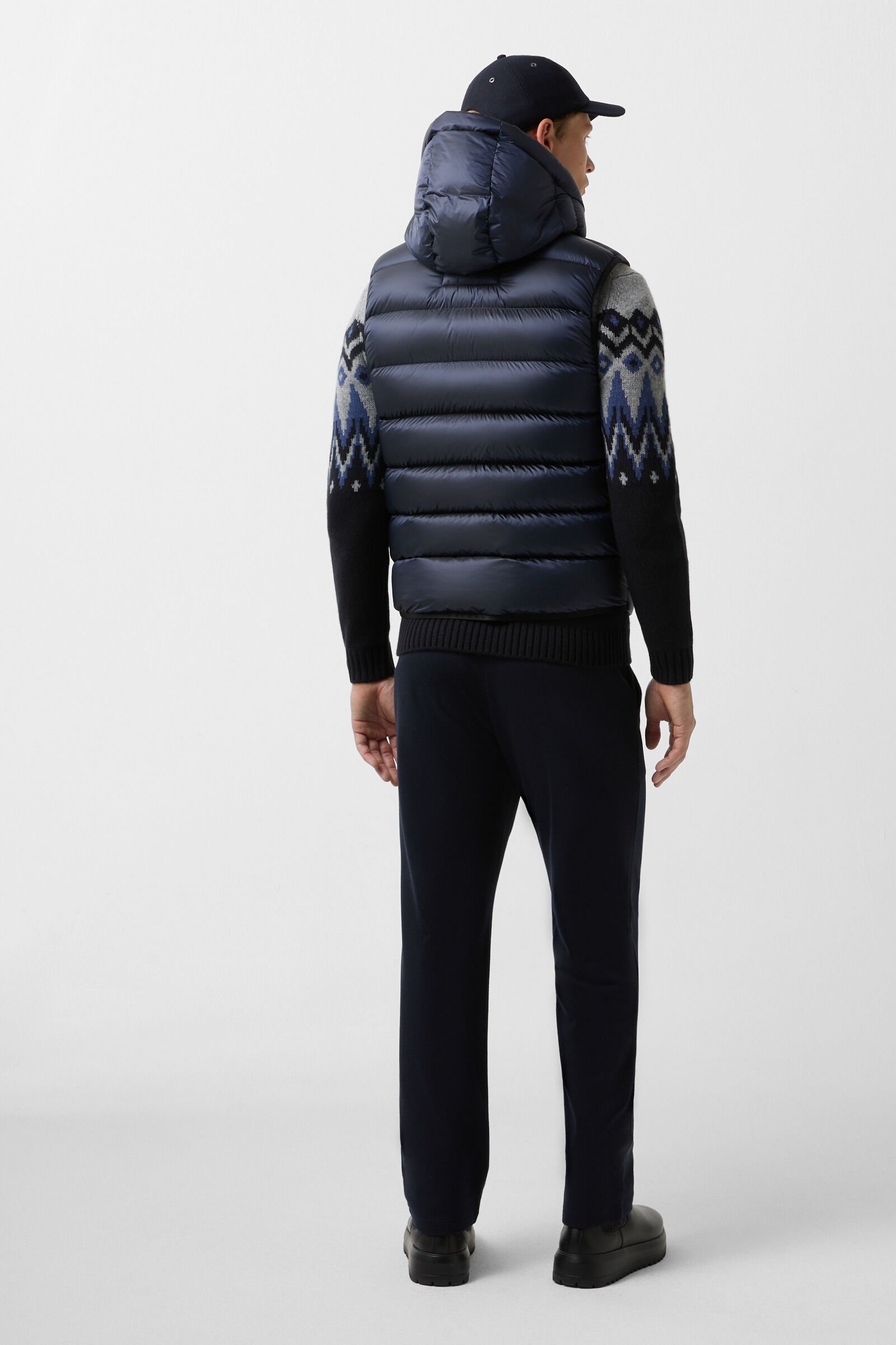 Holger donsgilet Donkerblauw