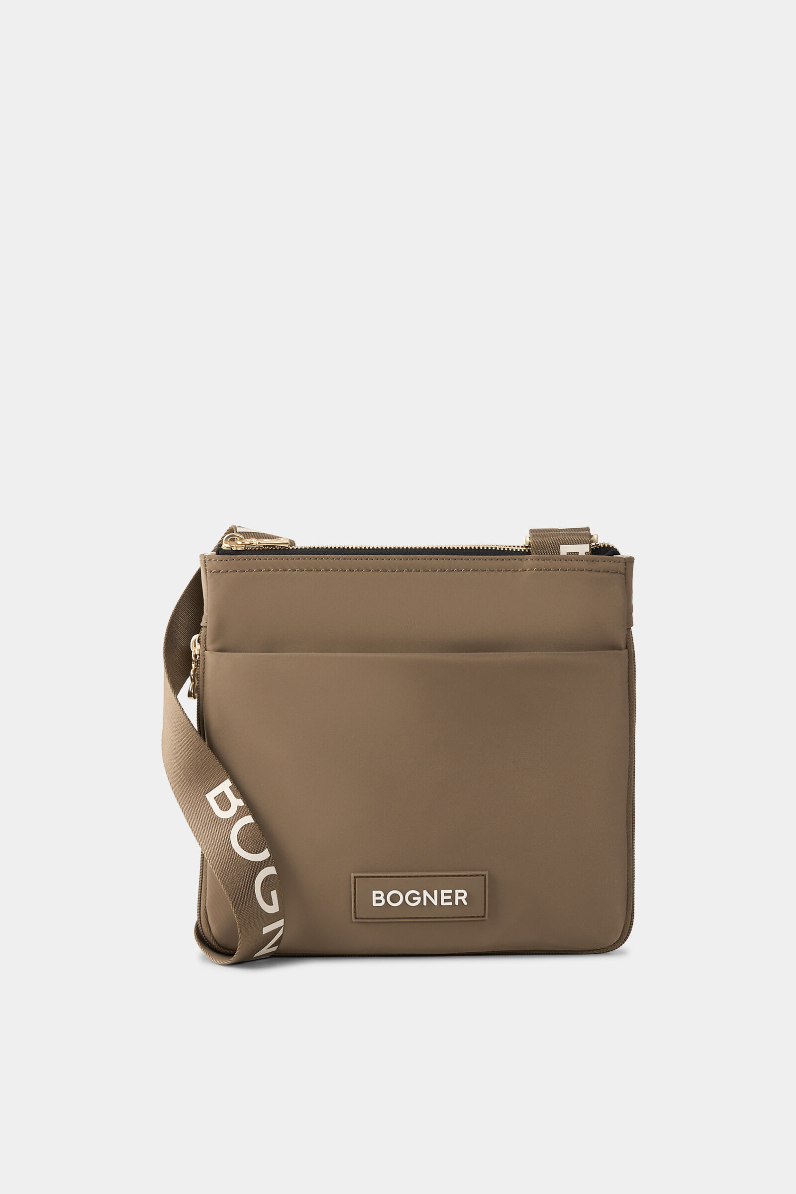 Schultertasche Saxon Serena Braun