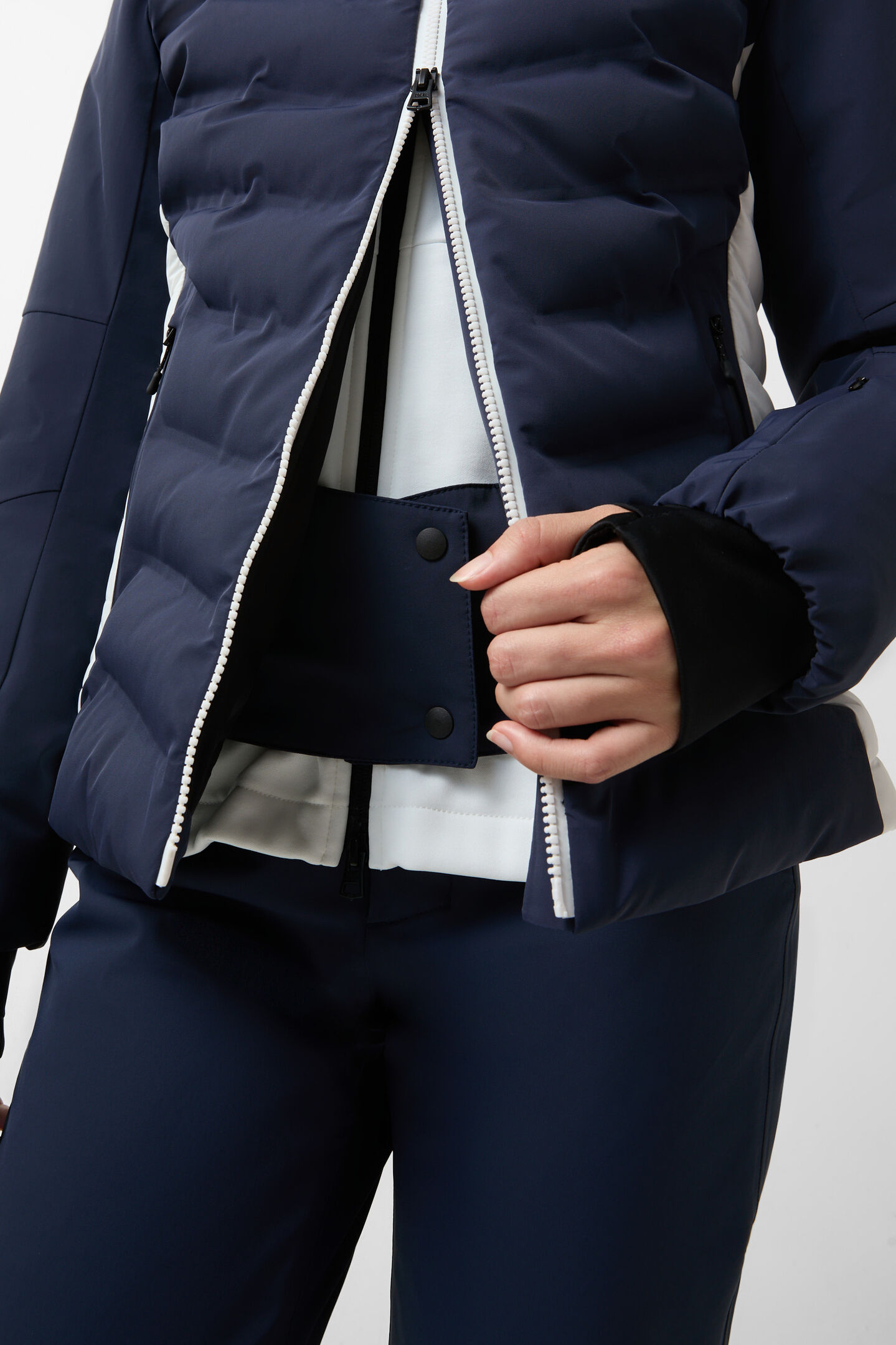 Janka ski jacket Navy blue/white