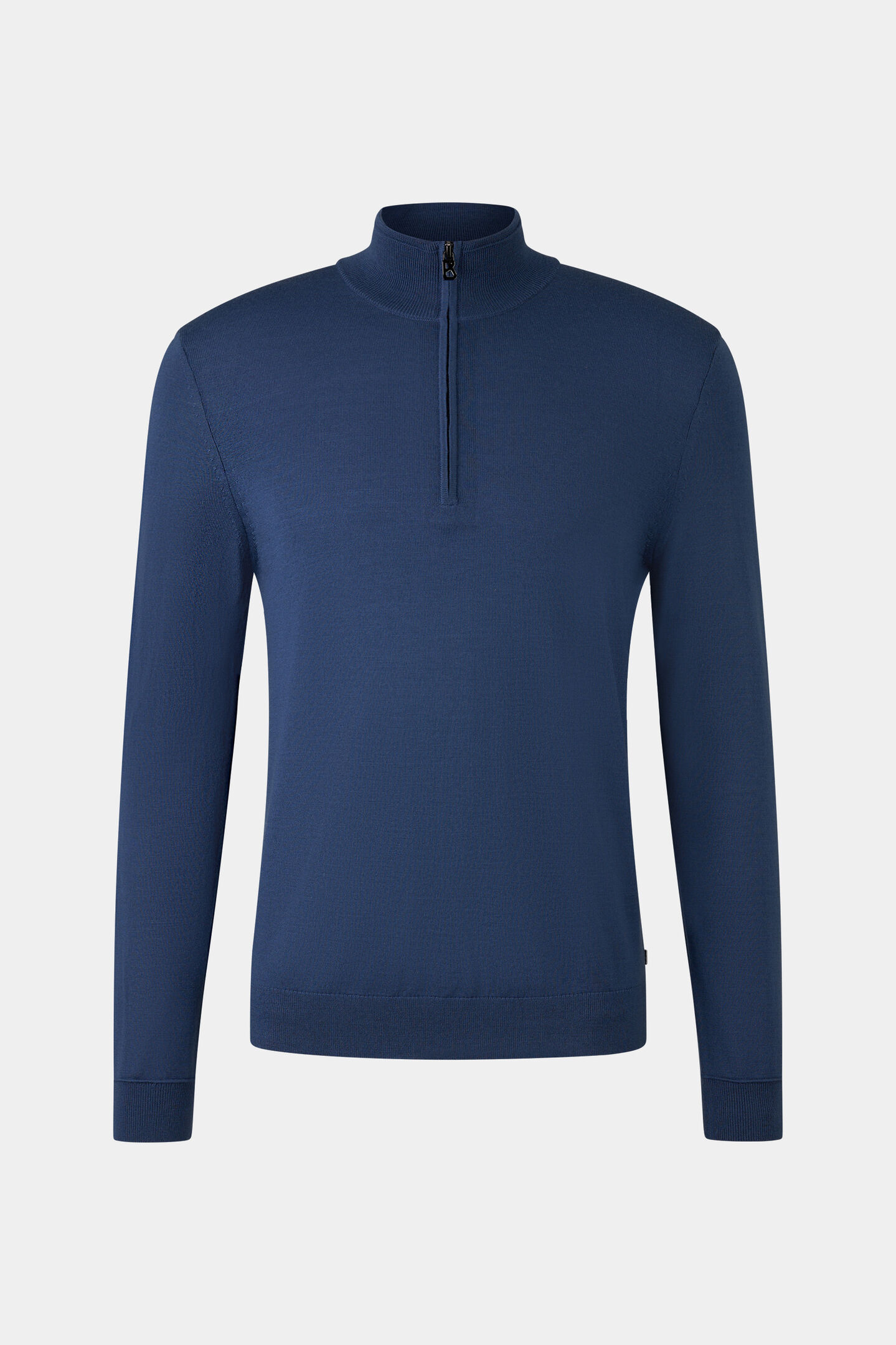 Ouri fine knit troyer Blue