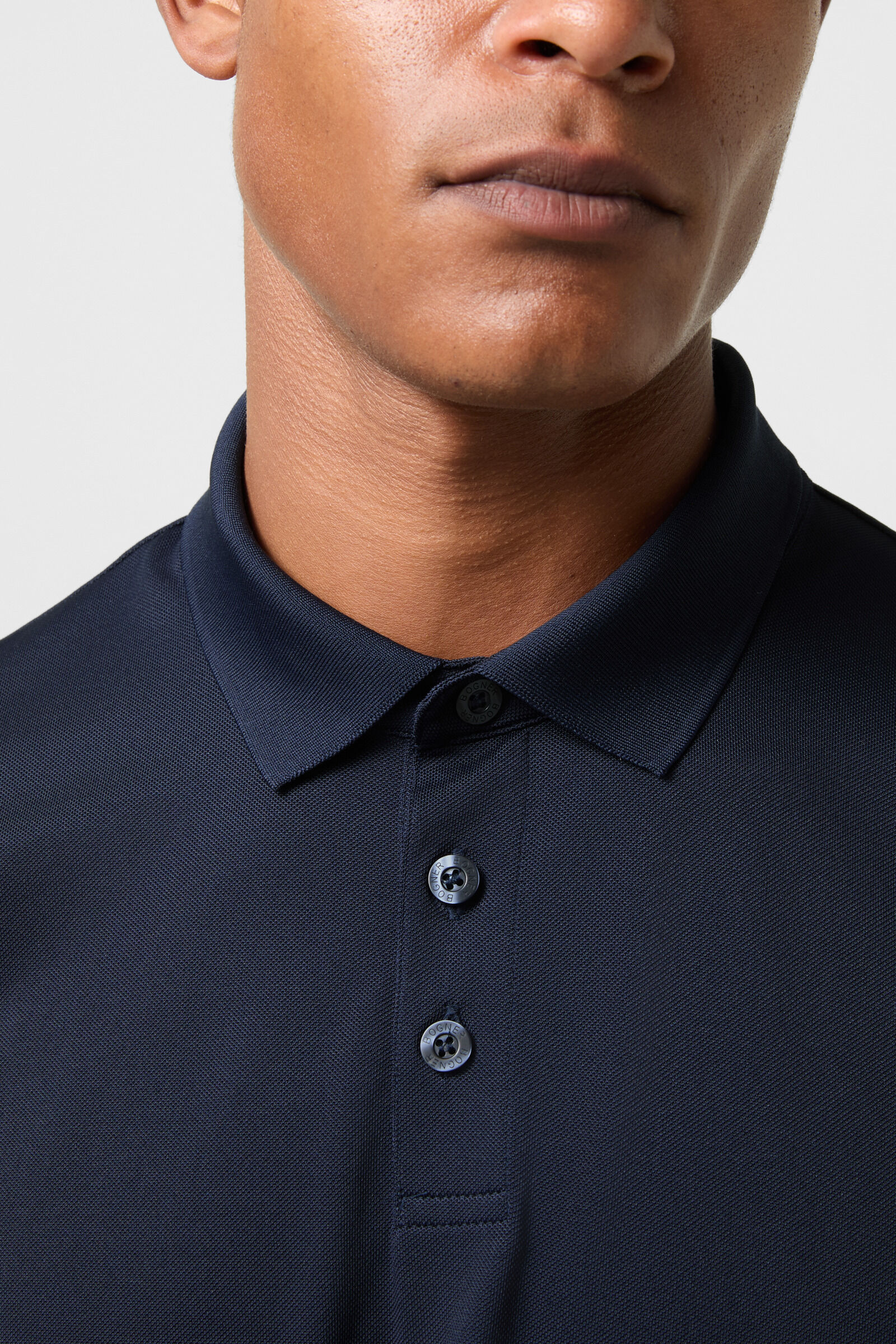 Funktions-Polo-Shirt Daniel Navy-Blau