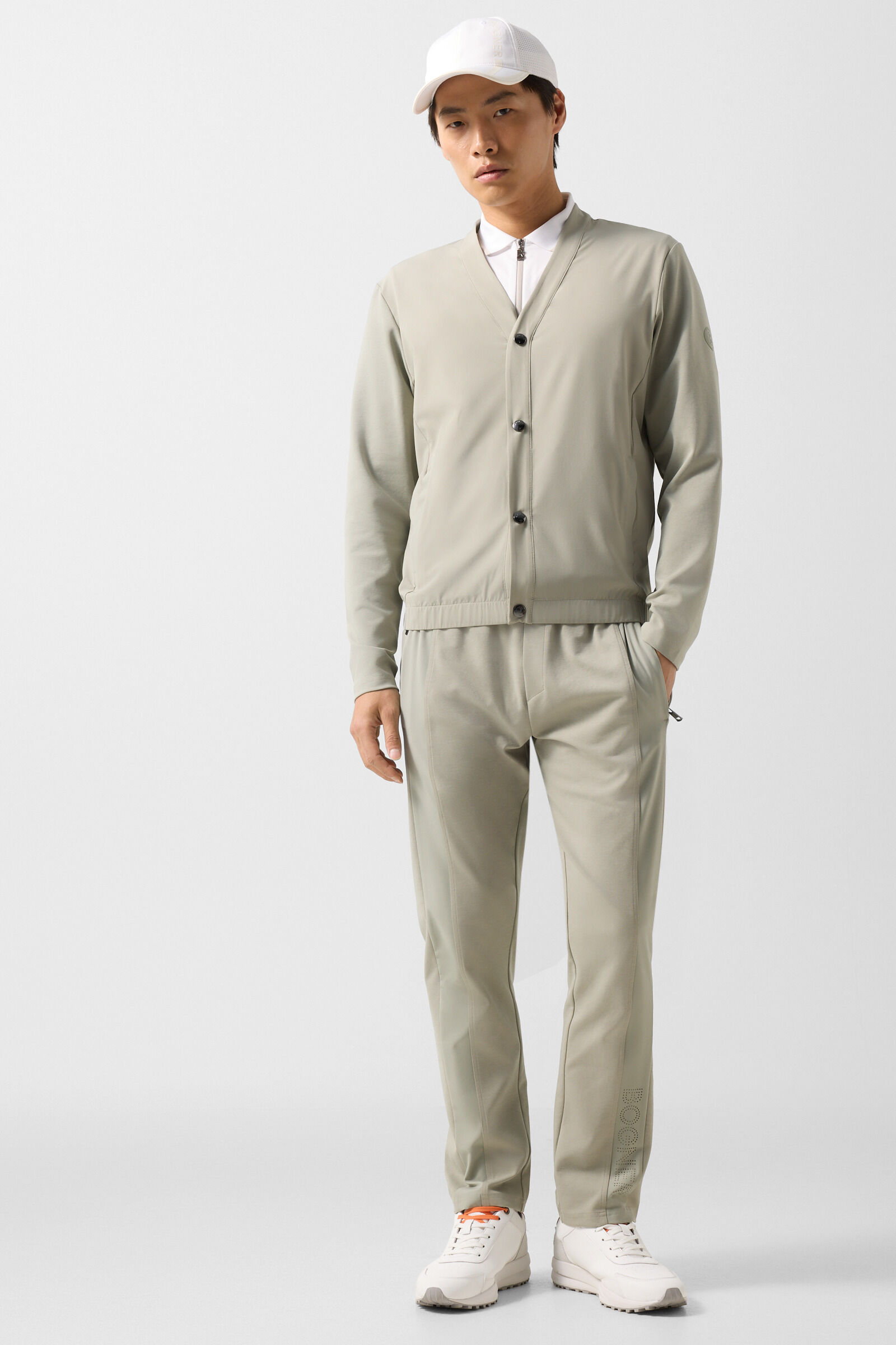 Funktions-Polo-Shirt Cody Off-White