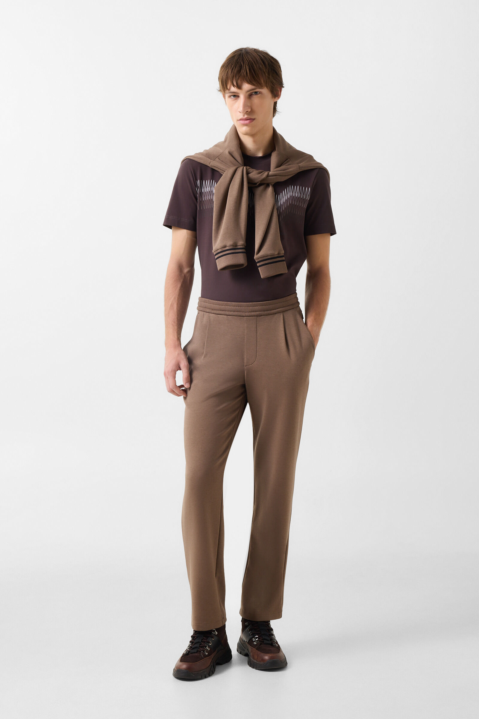 Fred jersey trousers Brown