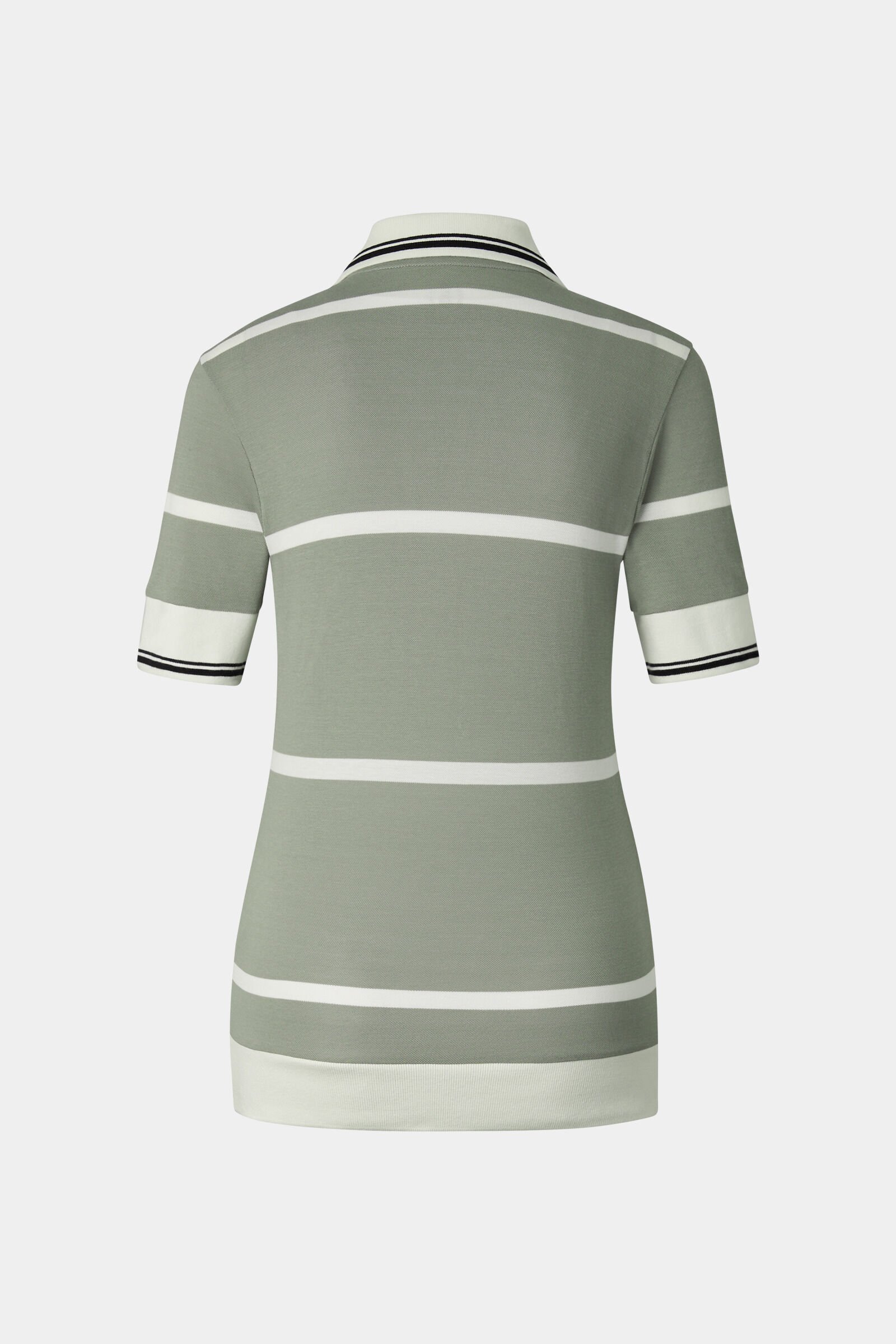 Jessi polo shirt Eucalyptus/Off-White