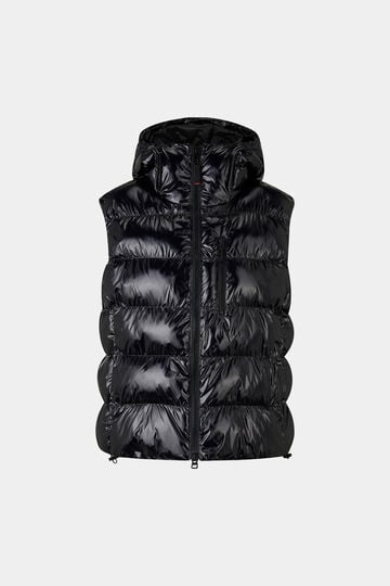 Naima quilted waistcoat Black Naima quilted waistcoat Black