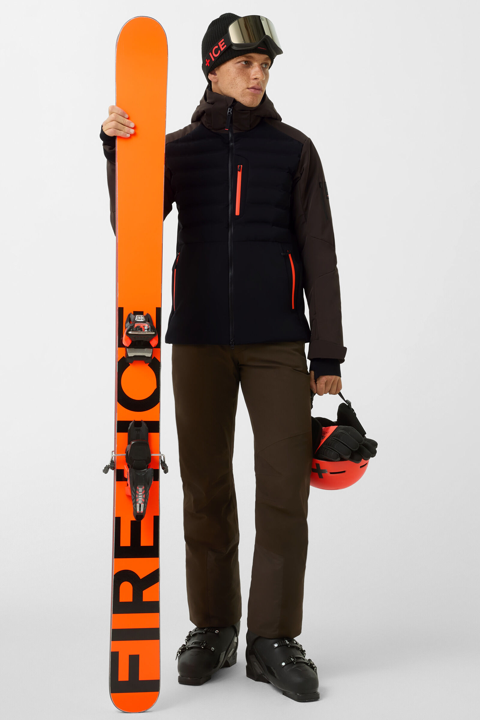 Ivo ski jacket Black/Chocolate