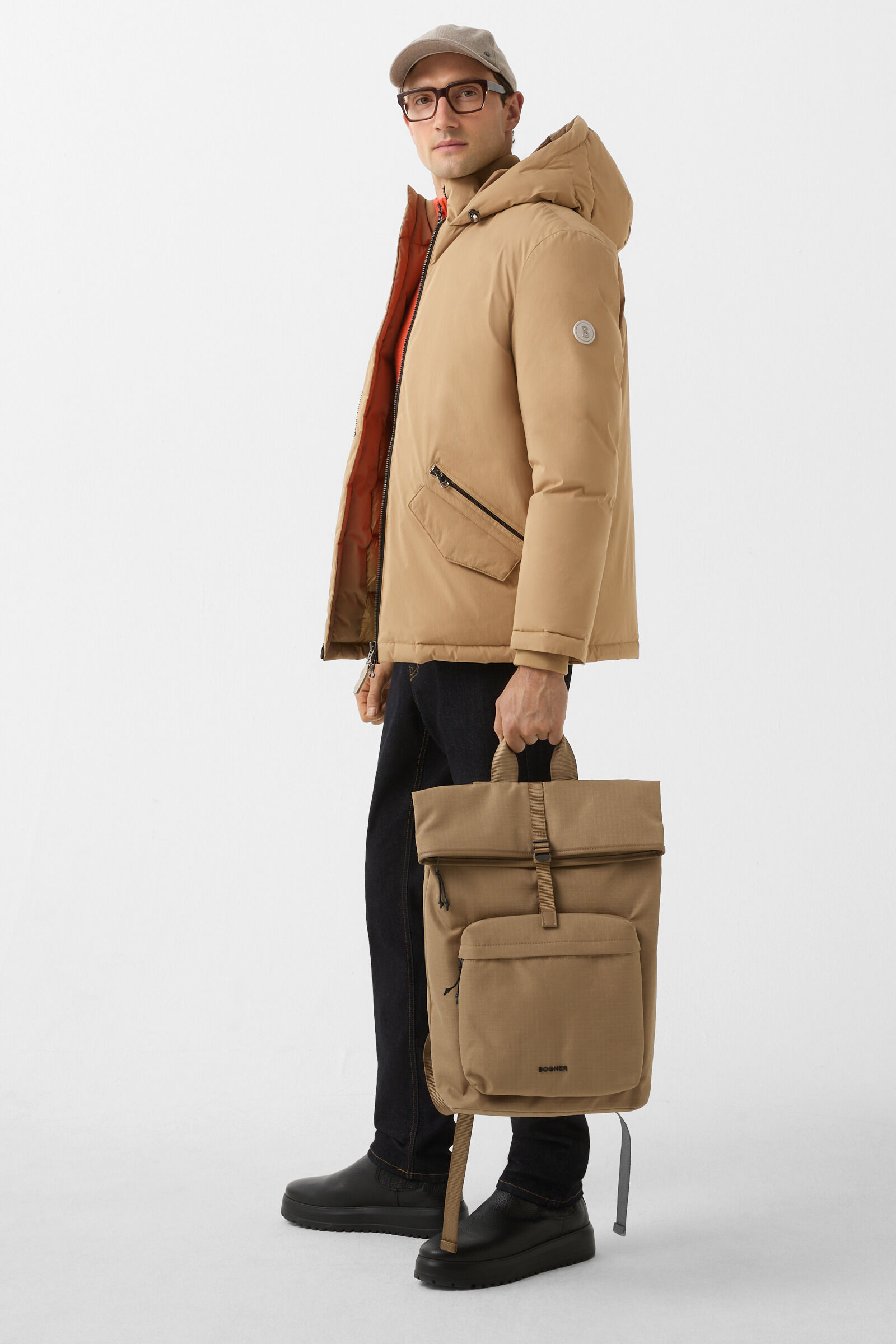 Gidon down jacket Camel