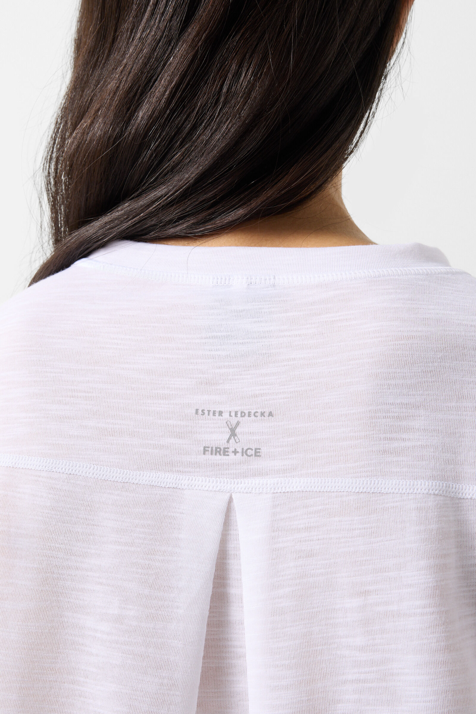 T-Shirt Dahlia Wei&szlig;