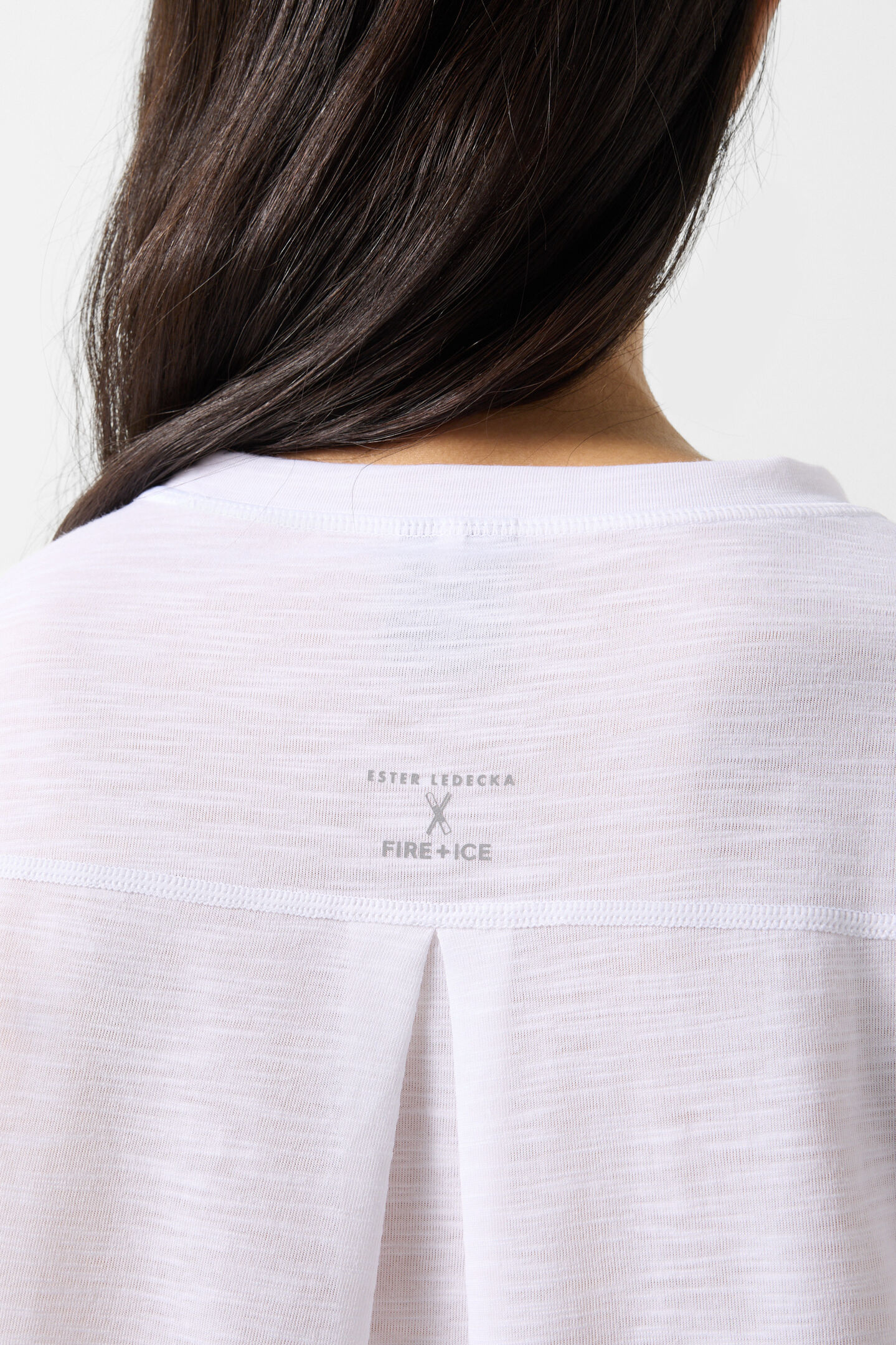 T-Shirt Dahlia Wei&szlig;