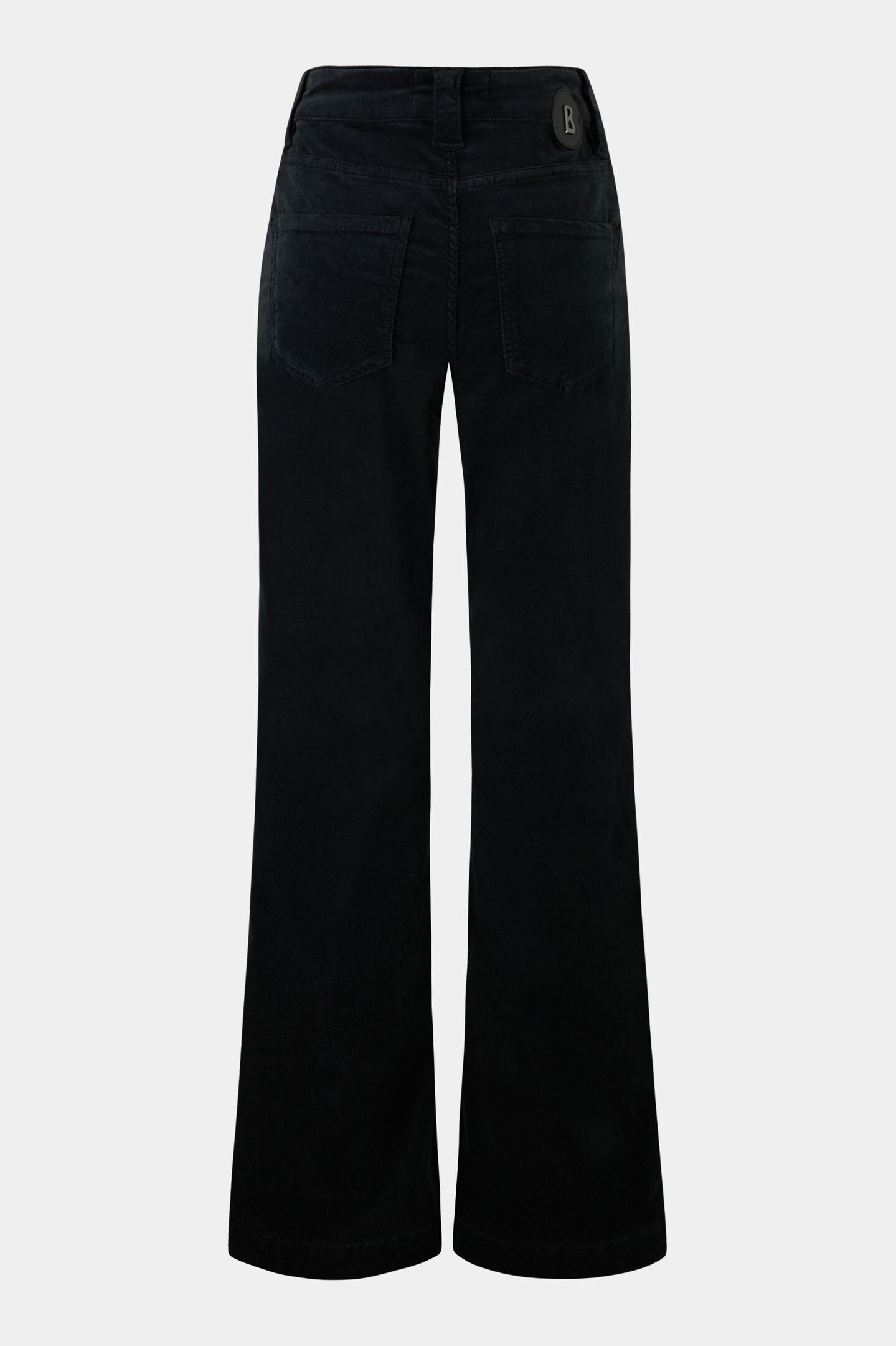 Devin velvet trousers Black