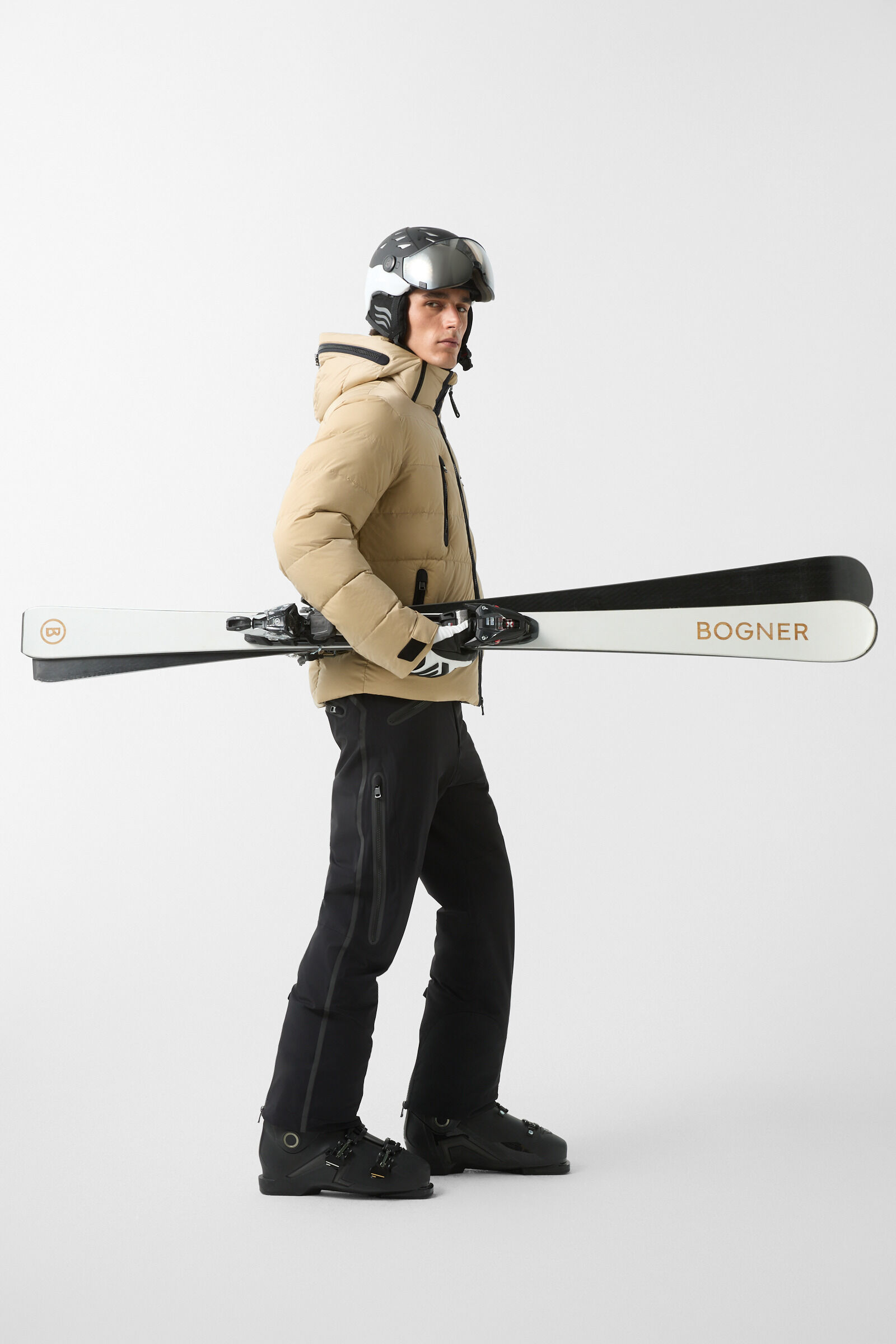 Blaine quilted jacket Beige