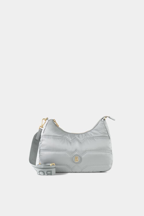 Schultertasche Wallis Tessuto Odette Grau