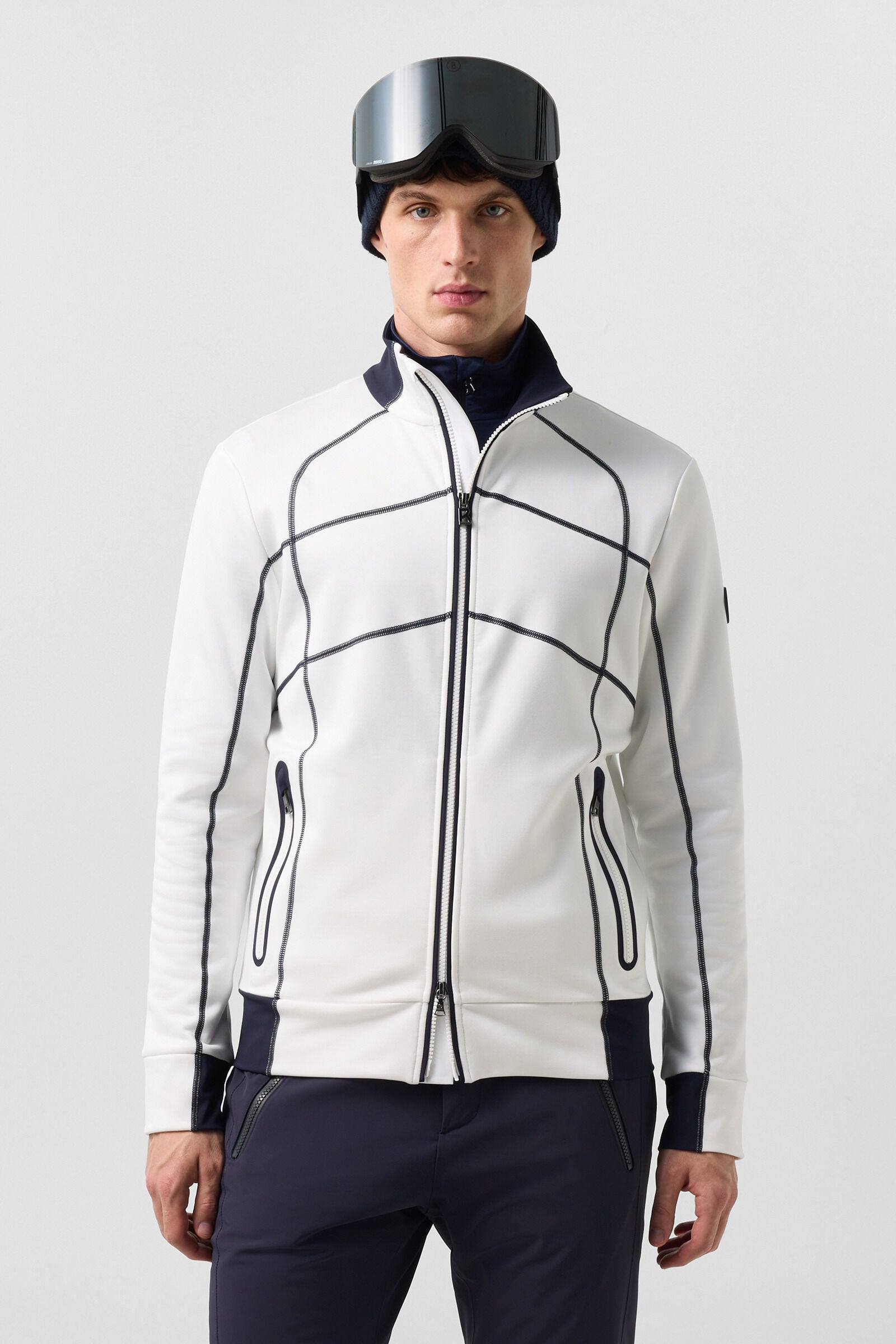 Hayo Mid-Layer Jacket Off-White/Navy