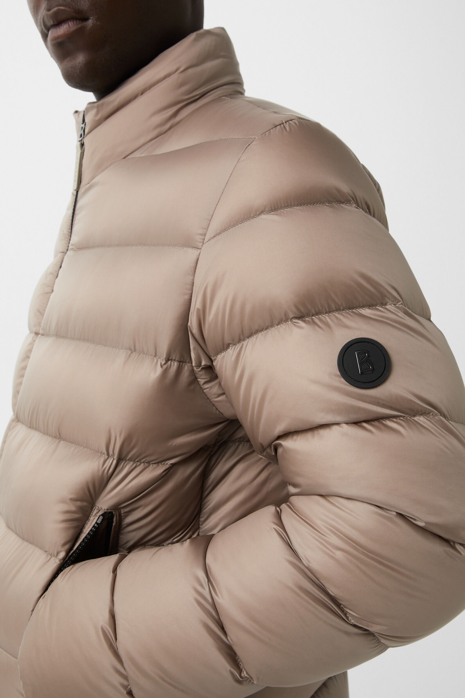 Hugh down jacket Greige
