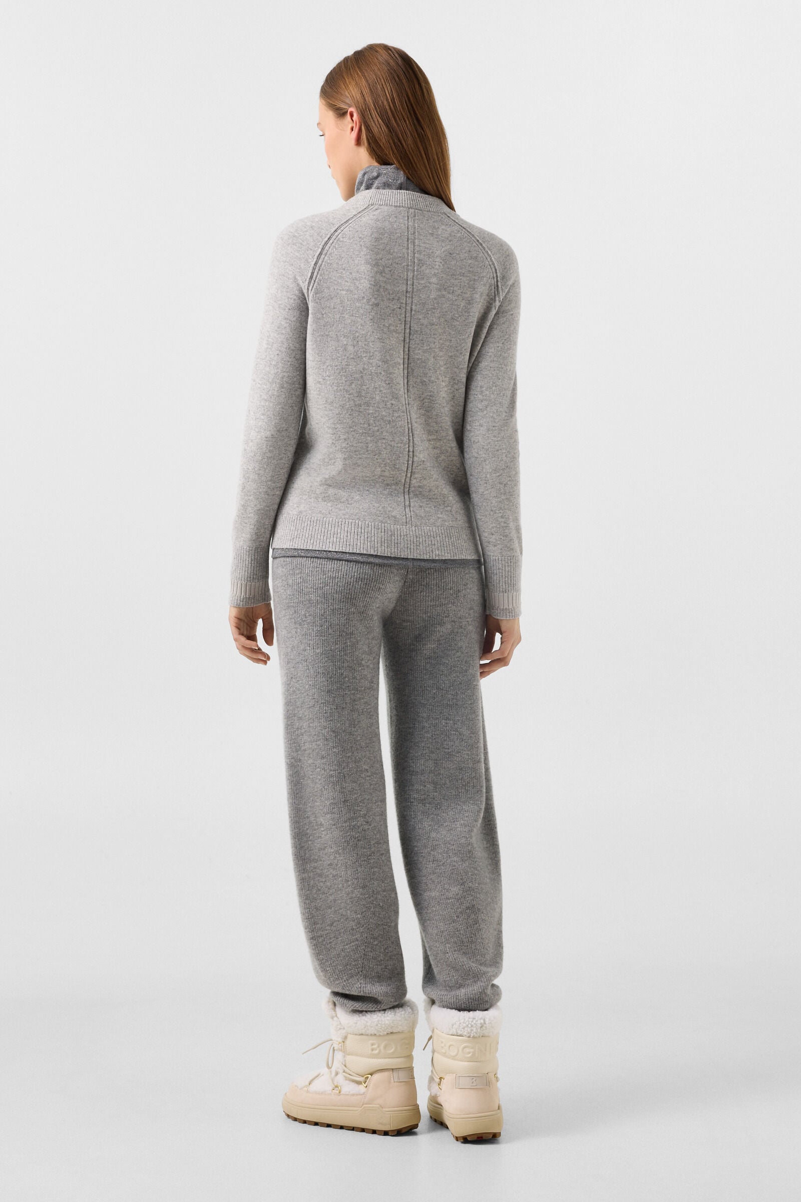 Vanessa pure new wool and cashmere jumper Light grey