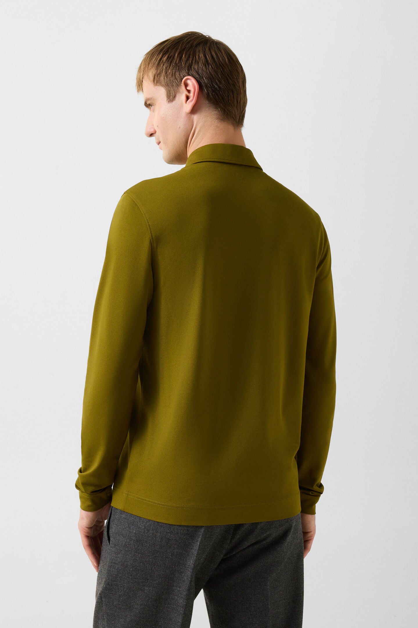 Polo-Longsleeve Timon Oliv