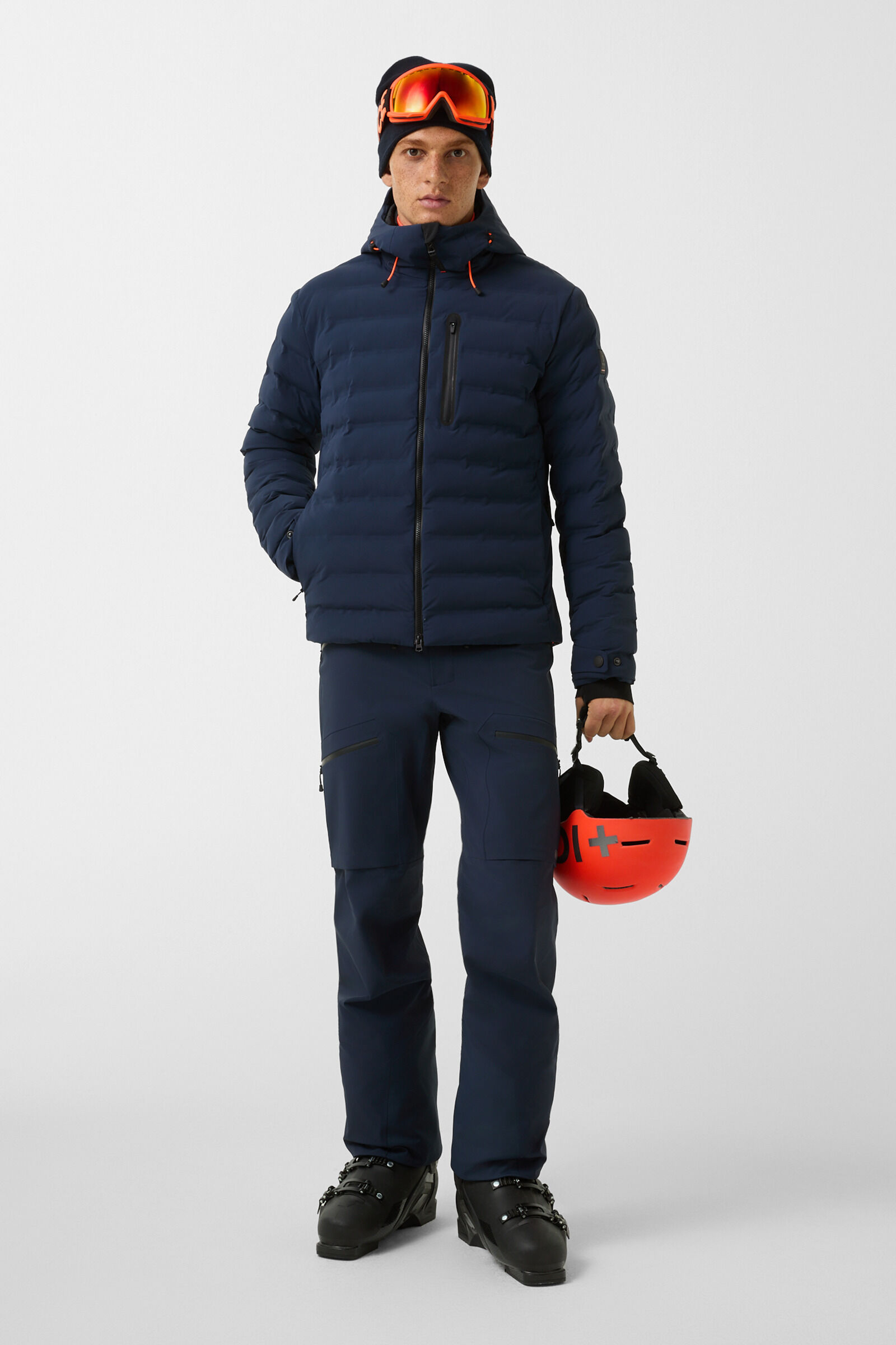 York quilted jacket Dark blue