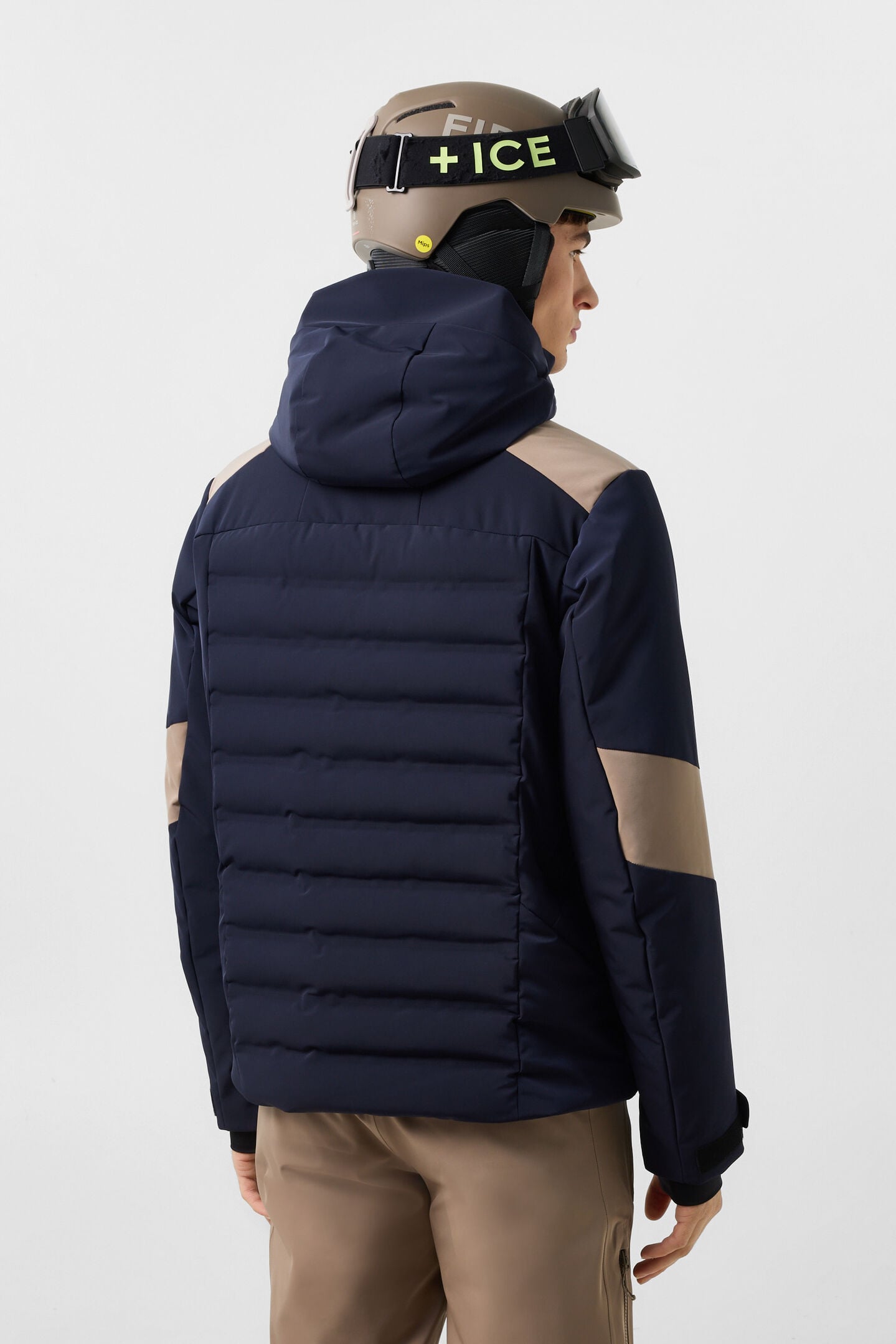 Radek Ski Jacket Navy/Taupe