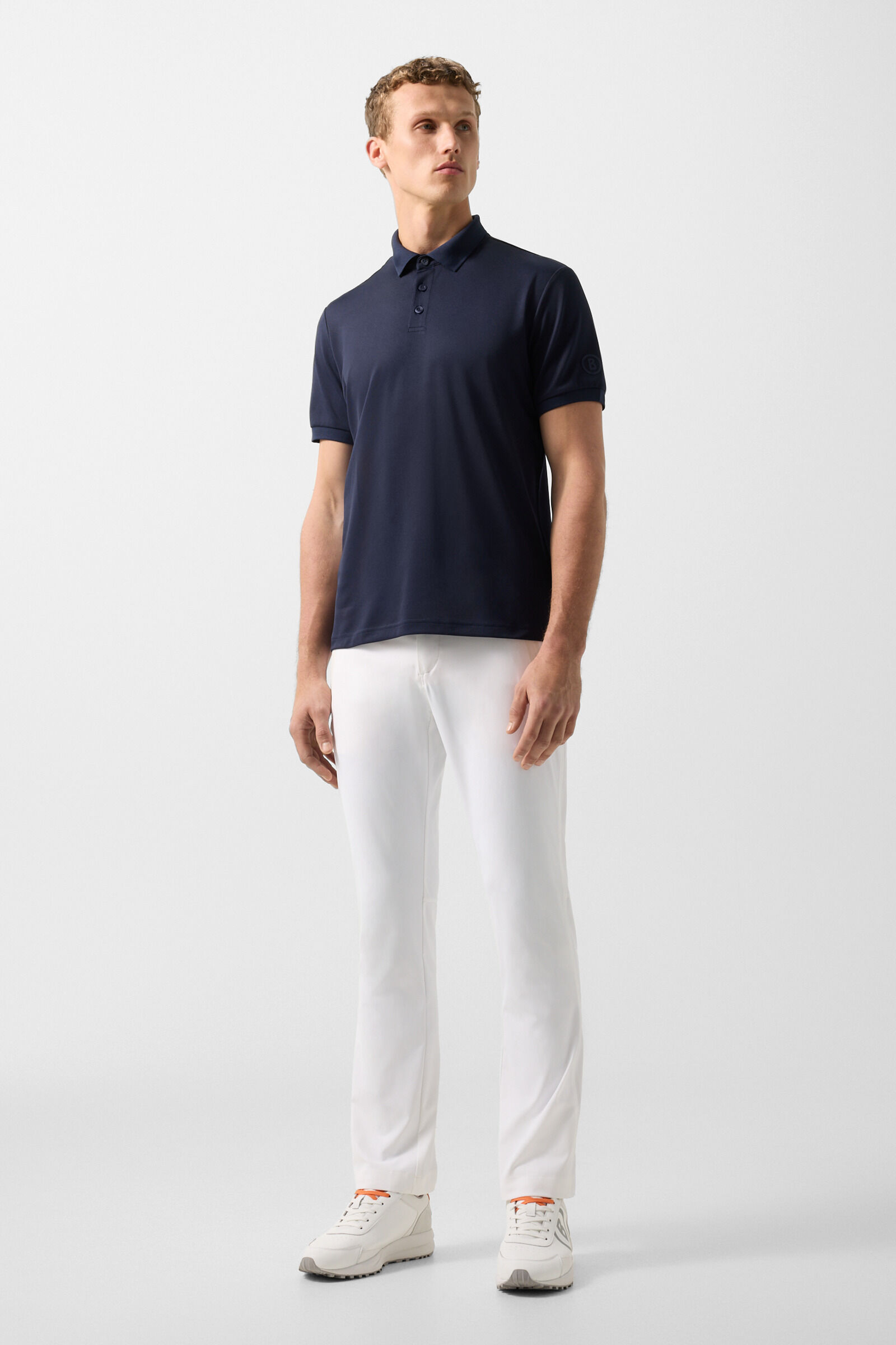 Funktions-Polo-Shirt Daniel Navy-Blau