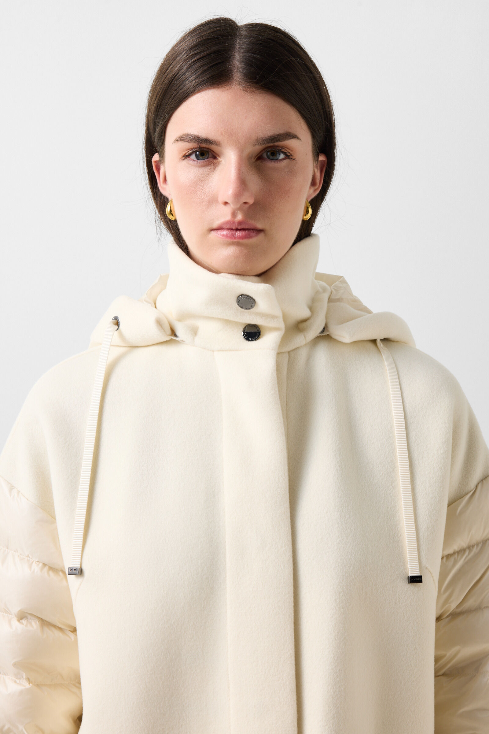 Trisha double-faced down coat Off-White