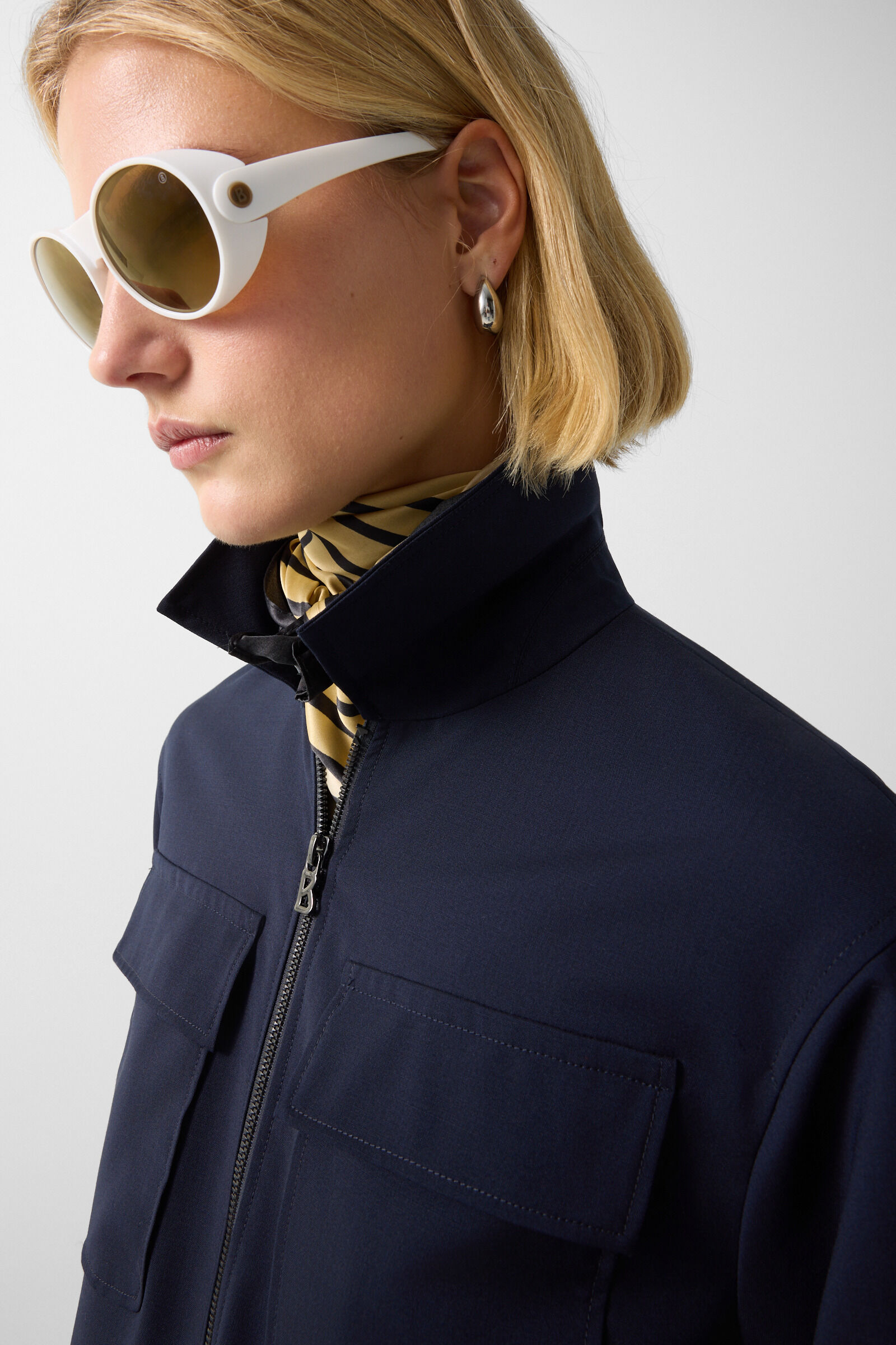 Tracy shirt jacket Navy blue