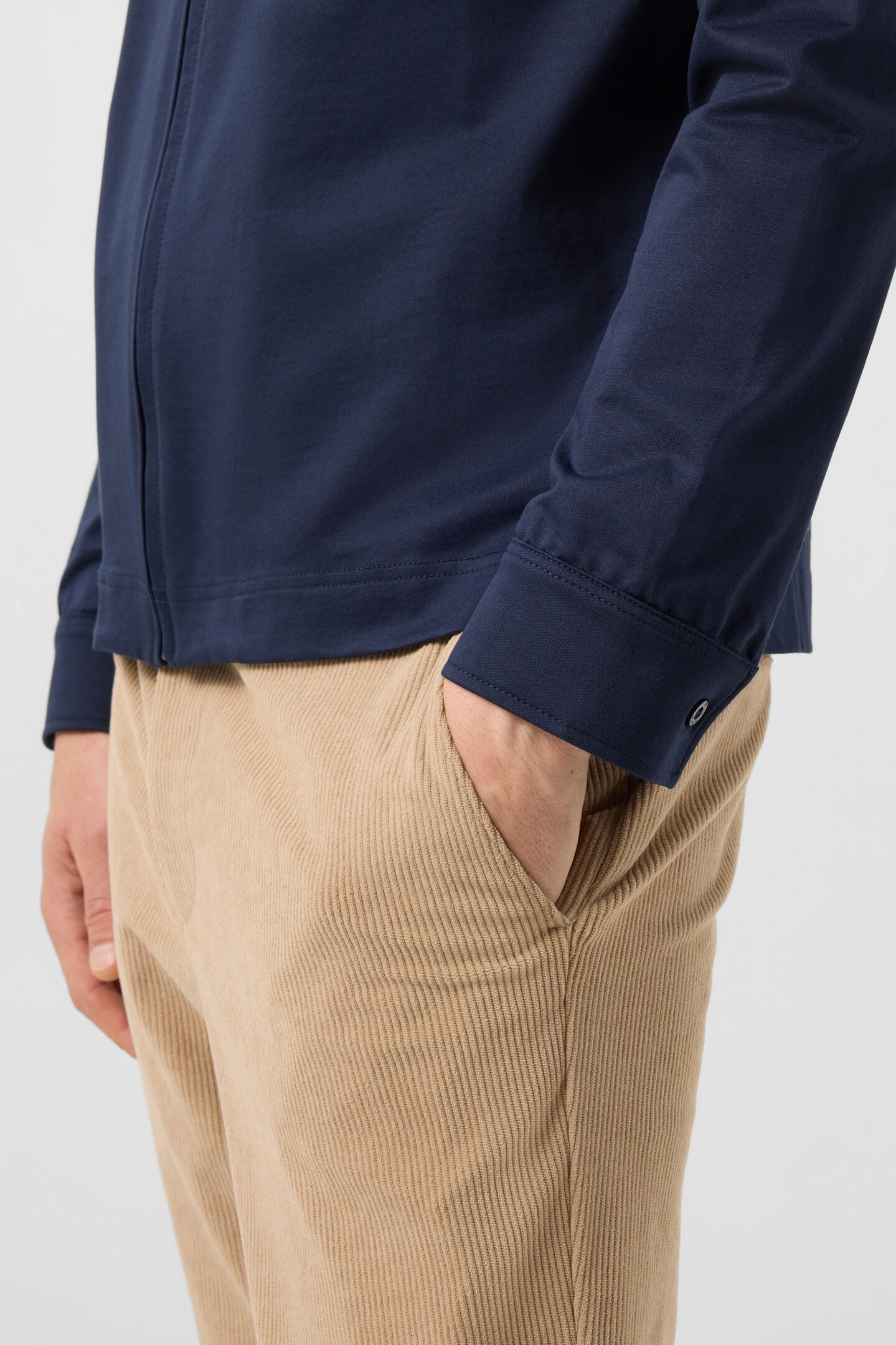 Xaver jersey jacket Navy blue