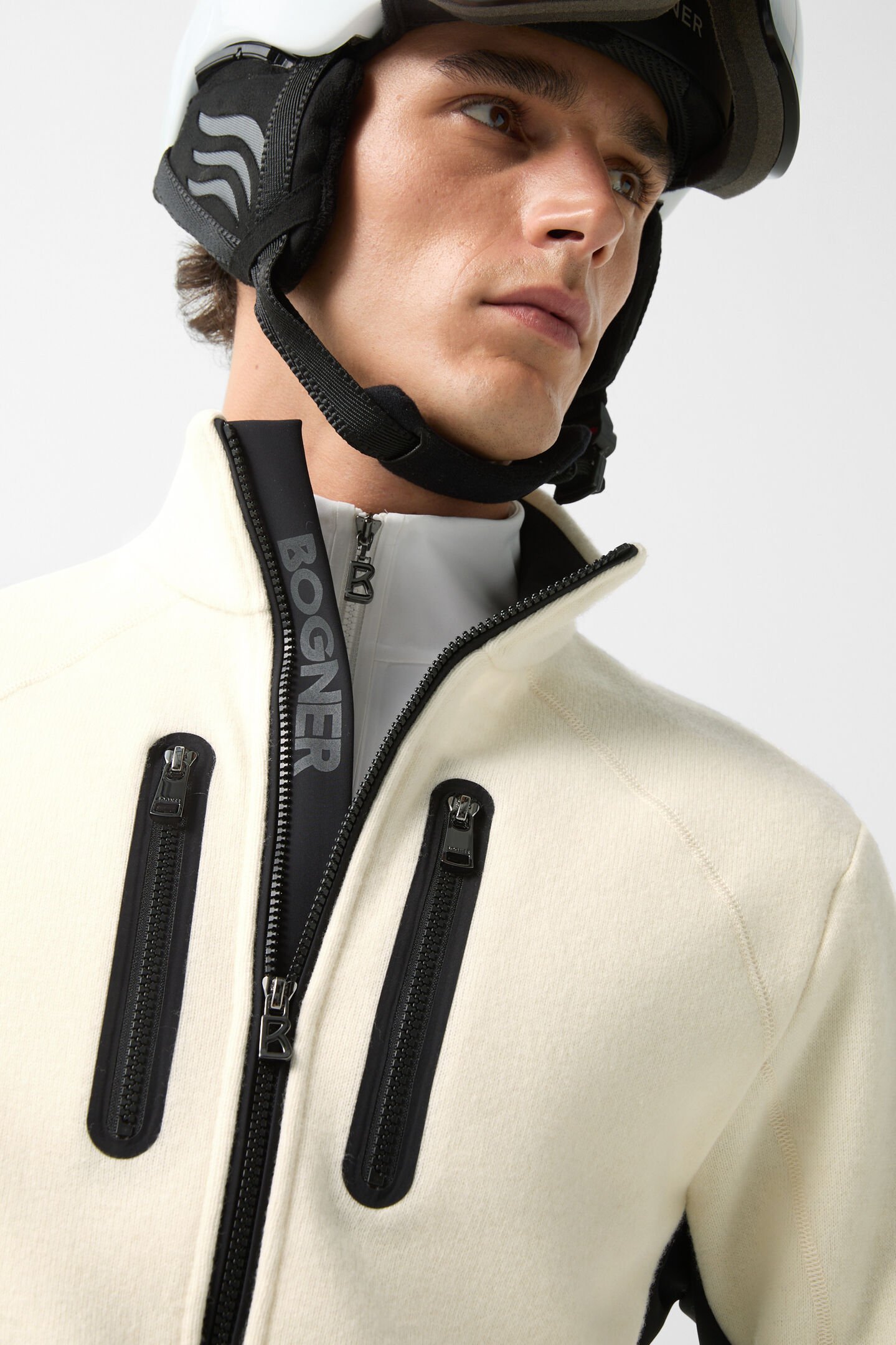 Midlayer Curtis Off-white/black