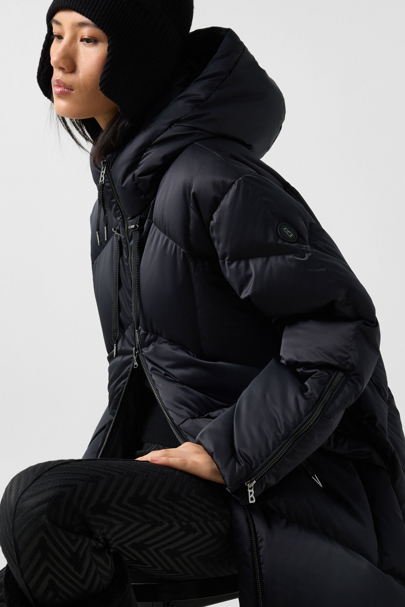 Daunenparka Glenda Schwarz