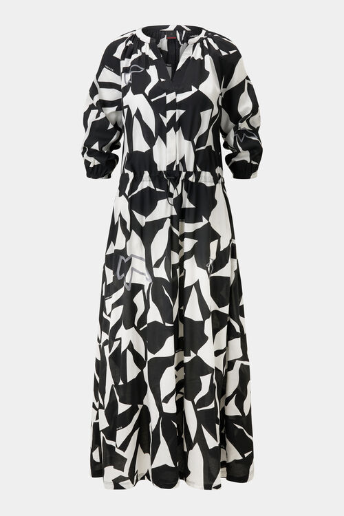 Strandkleid Olivia Schwarz/Weiß