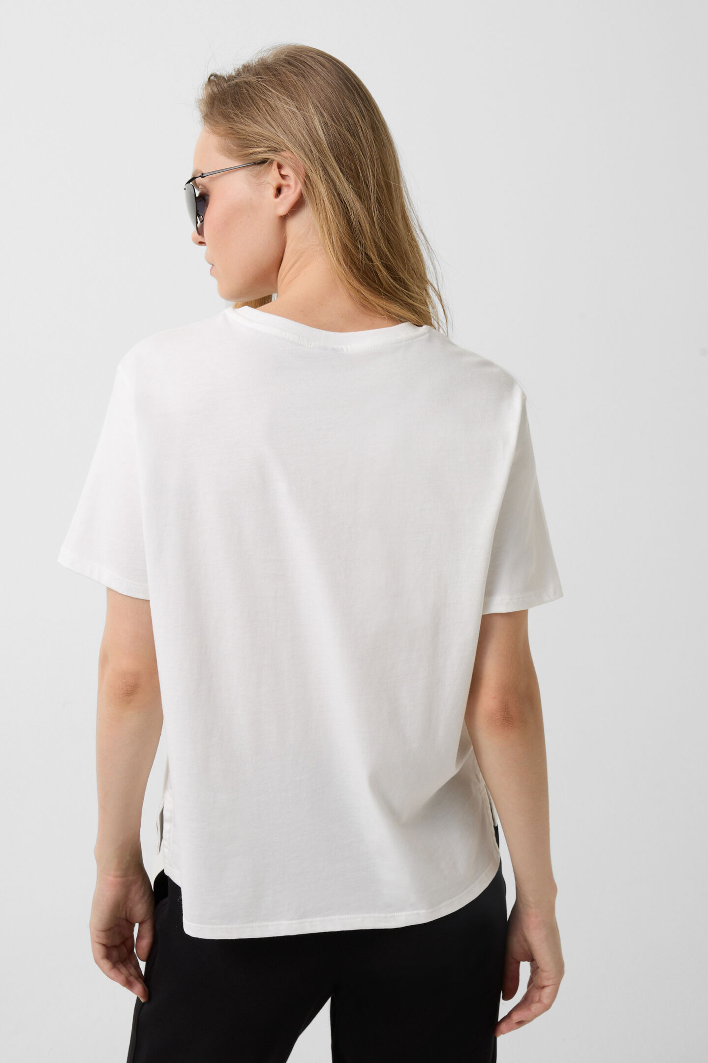 T-Shirt Lotte Weiß/Pink