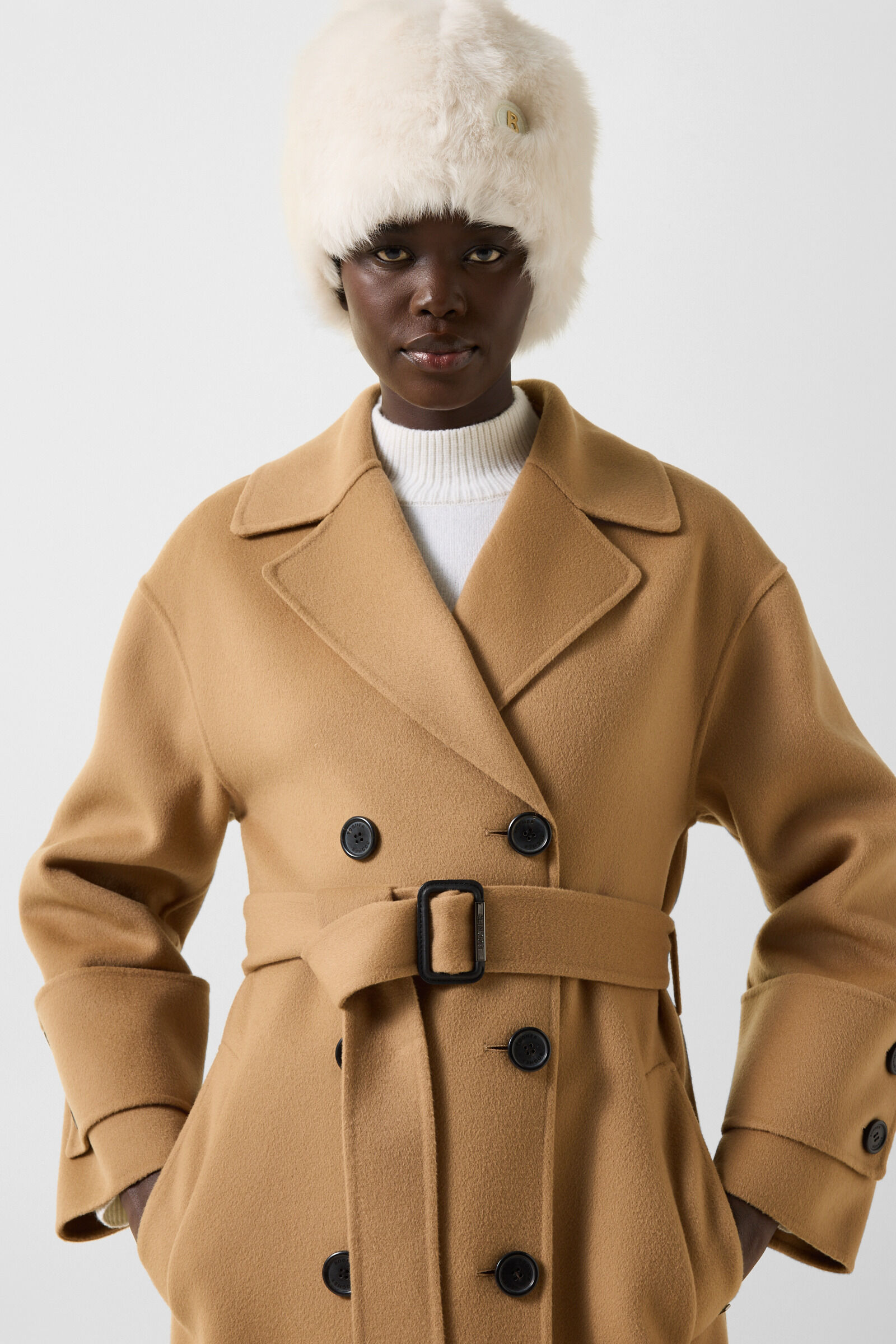 Doubleface Mantel Terese Camel