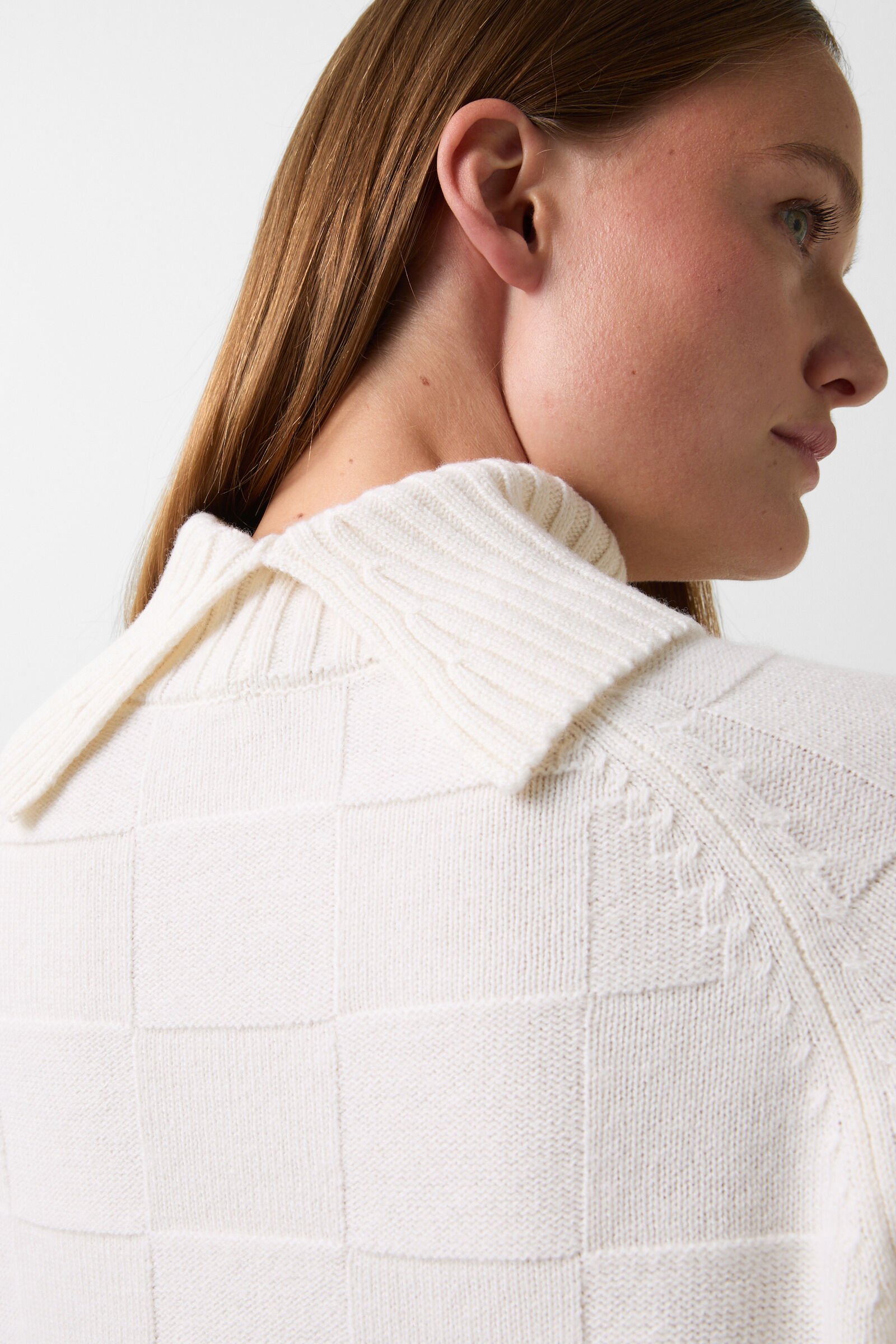 Lake turtleneck jumper Cream
