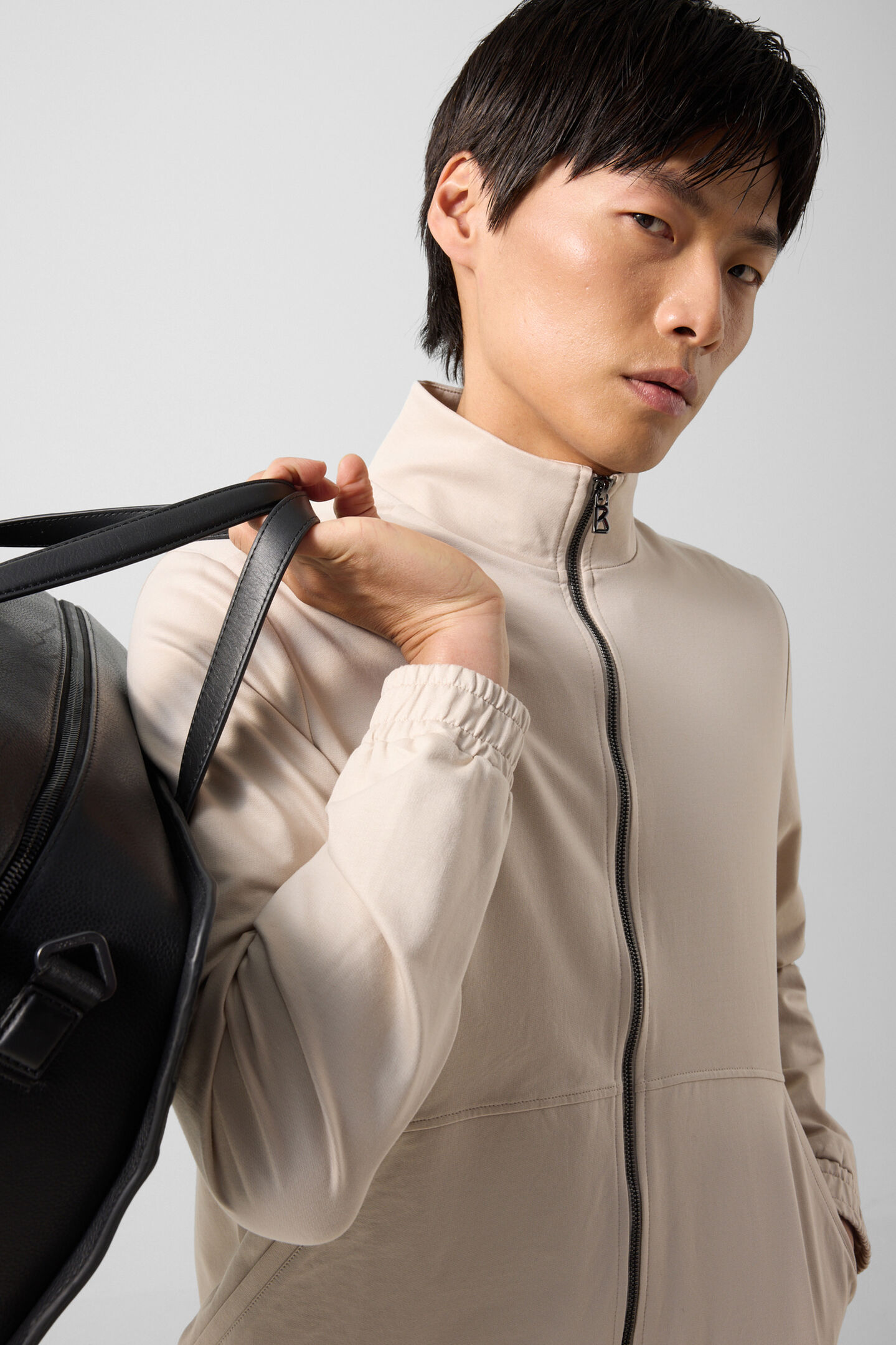 Rupert jersey jacket Sand