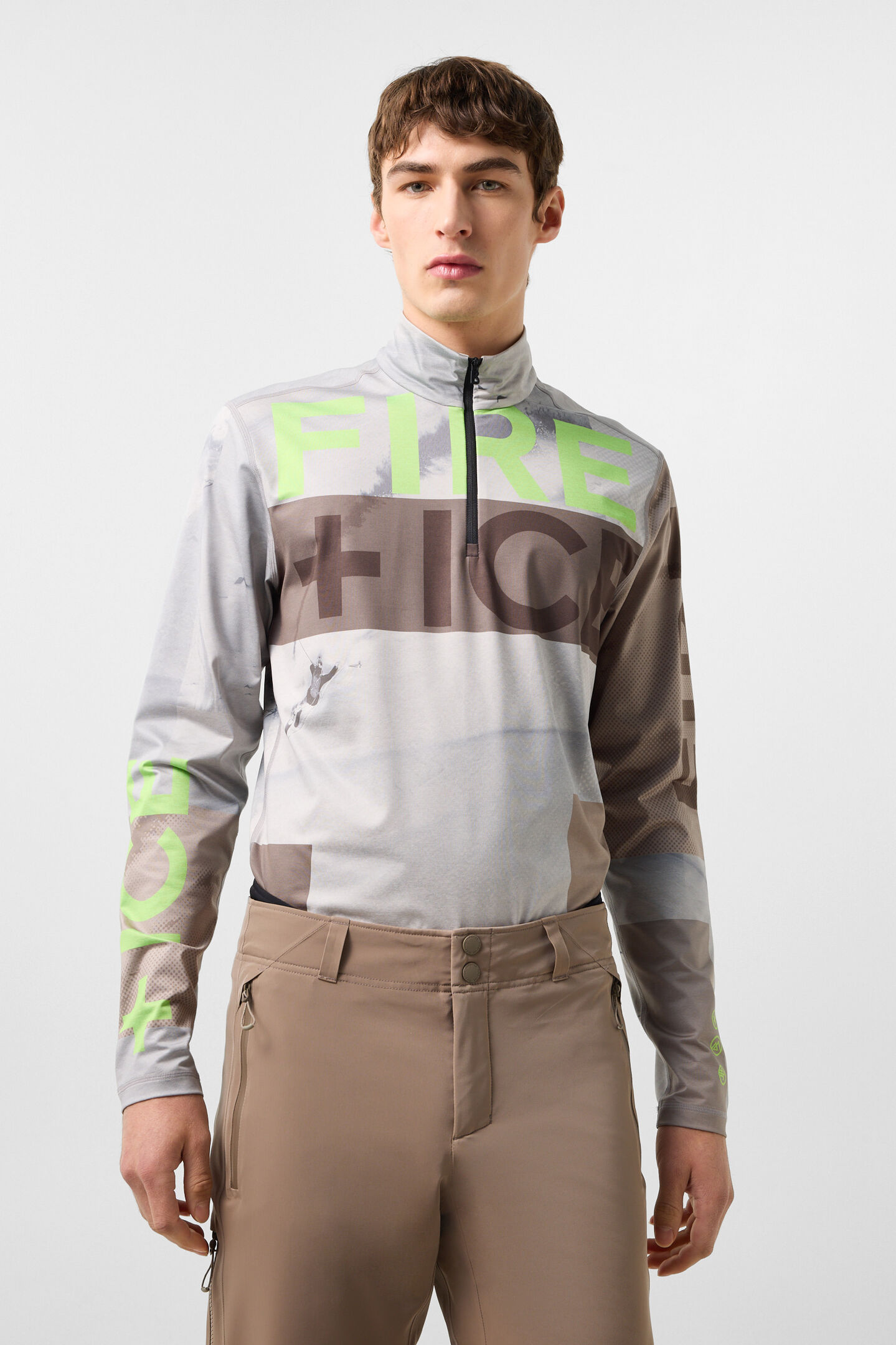 First Layer Pascal Grau/Taupe/Gr&uuml;n