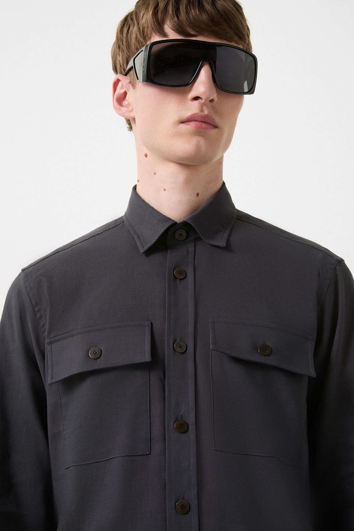 Clive shirt Dark gray
