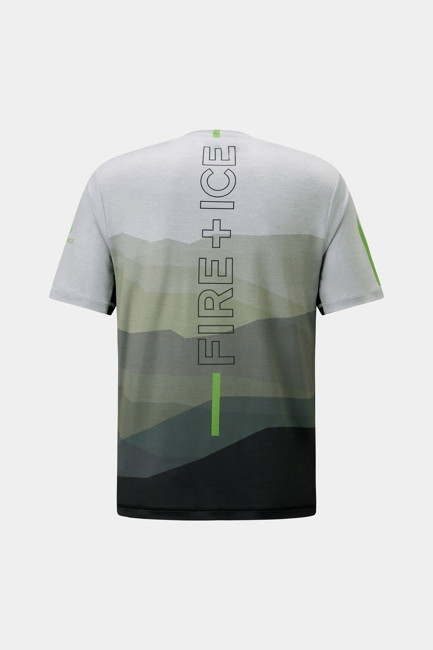 Balduin mesh shirt Light gray/olive green
