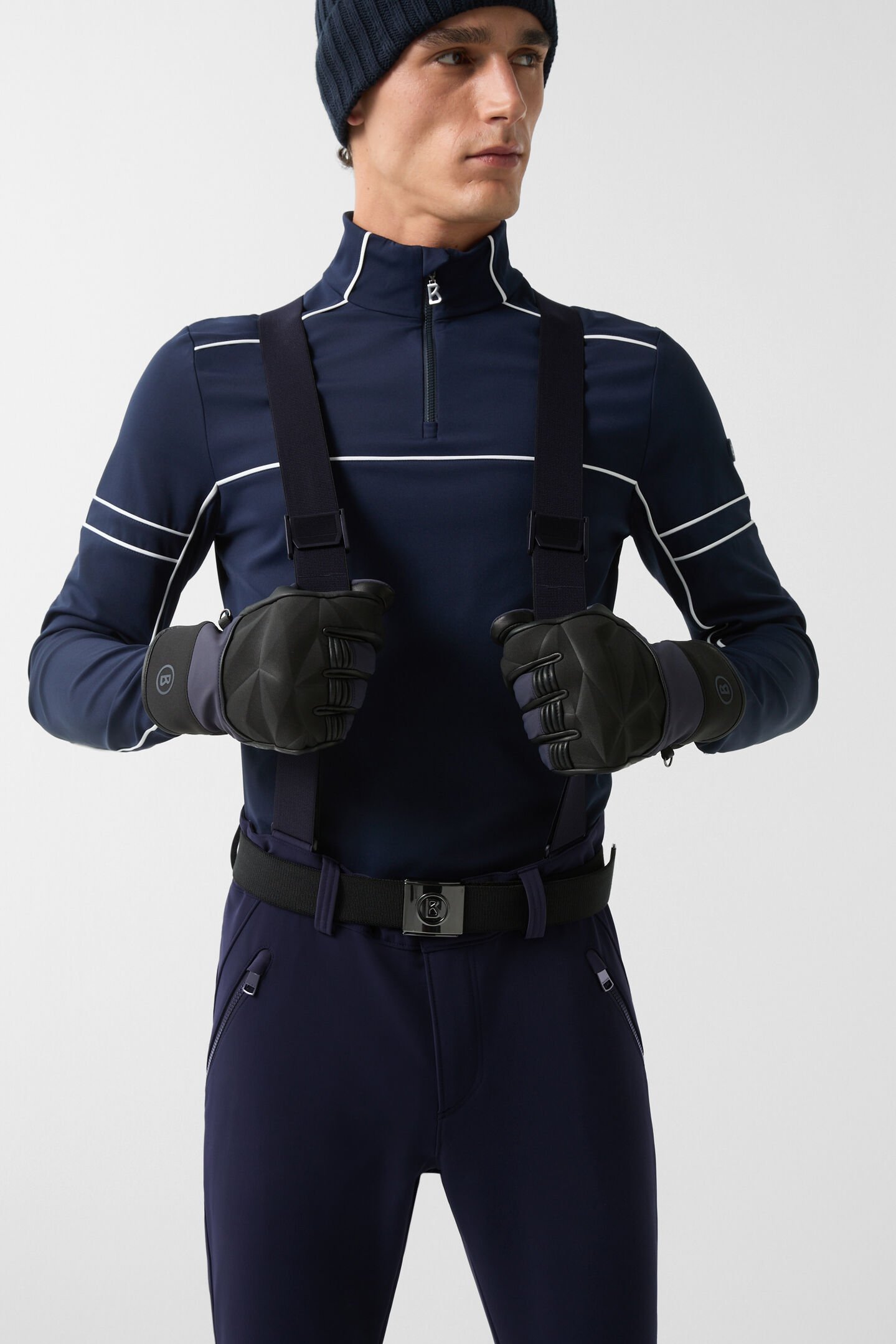 Softshell-Skihose Curt Navy-Blau