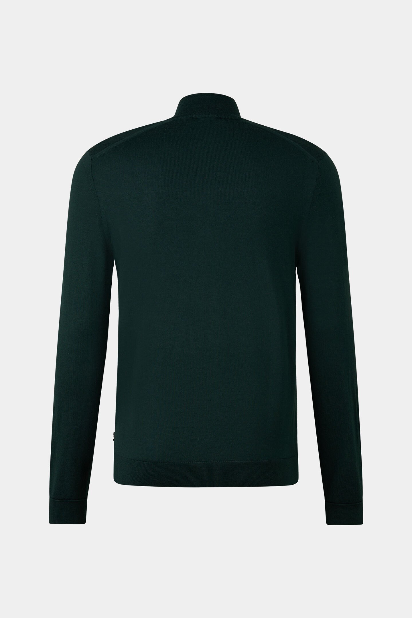 Ouri fine knit troyer Dark green