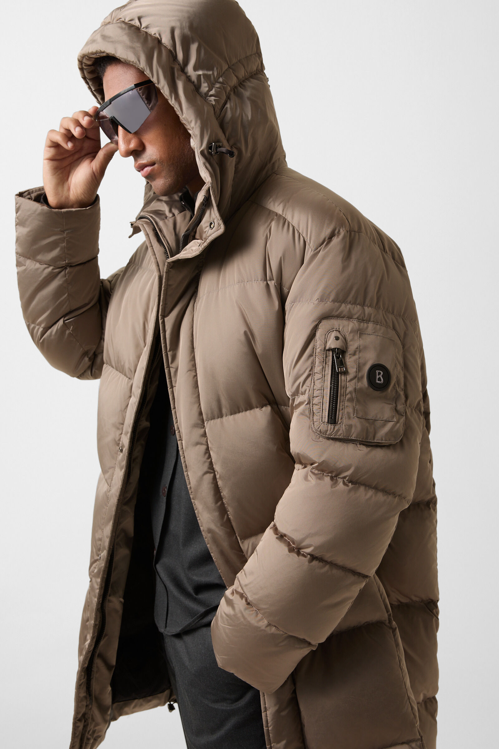 Erico down coat Greige