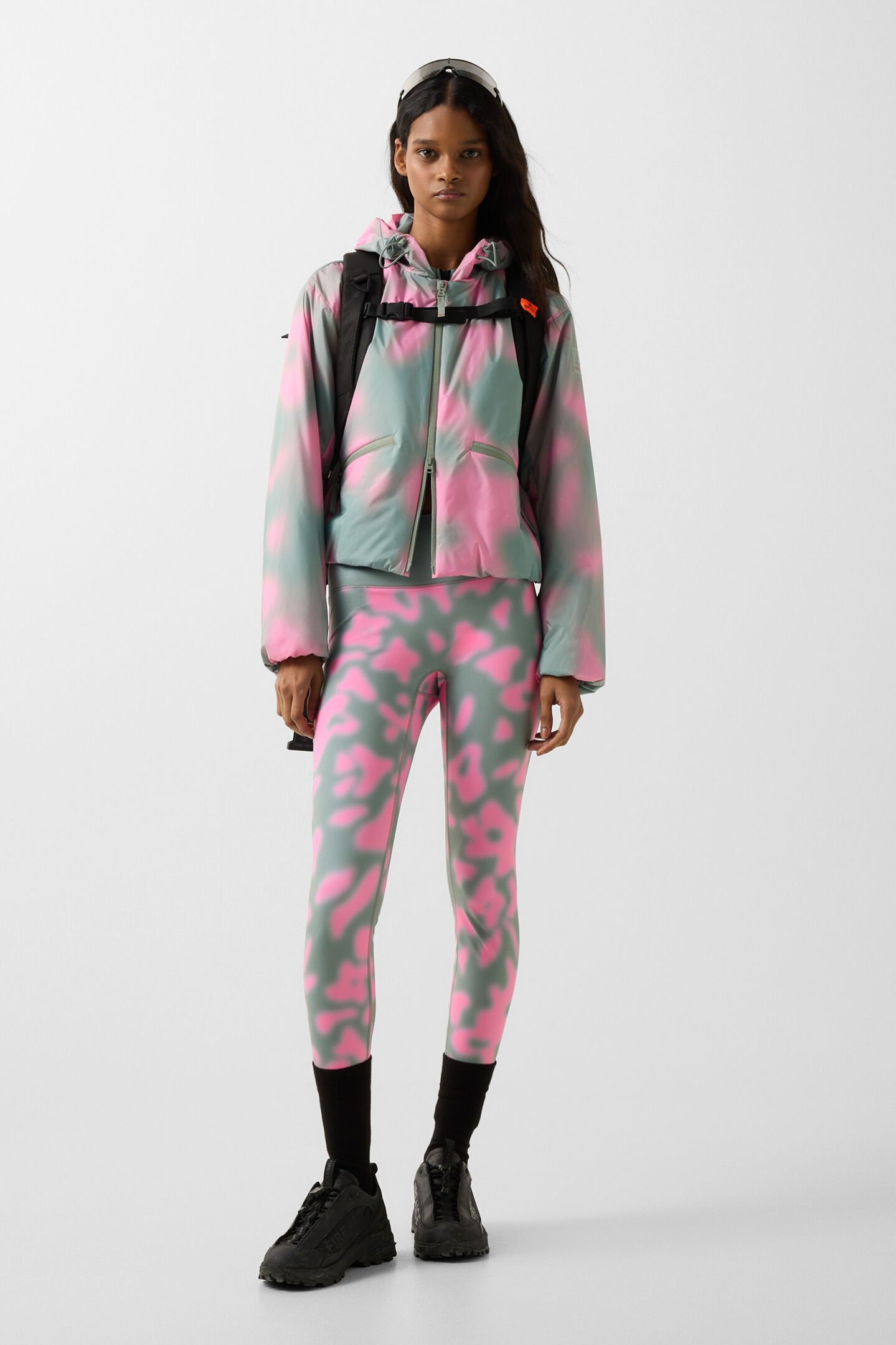 Yadira functional jacket Eucalyptus/Pink