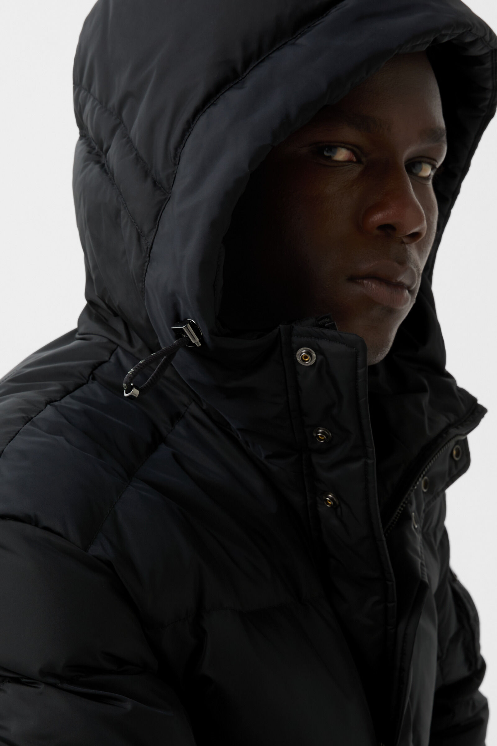 Jones down short coat Black