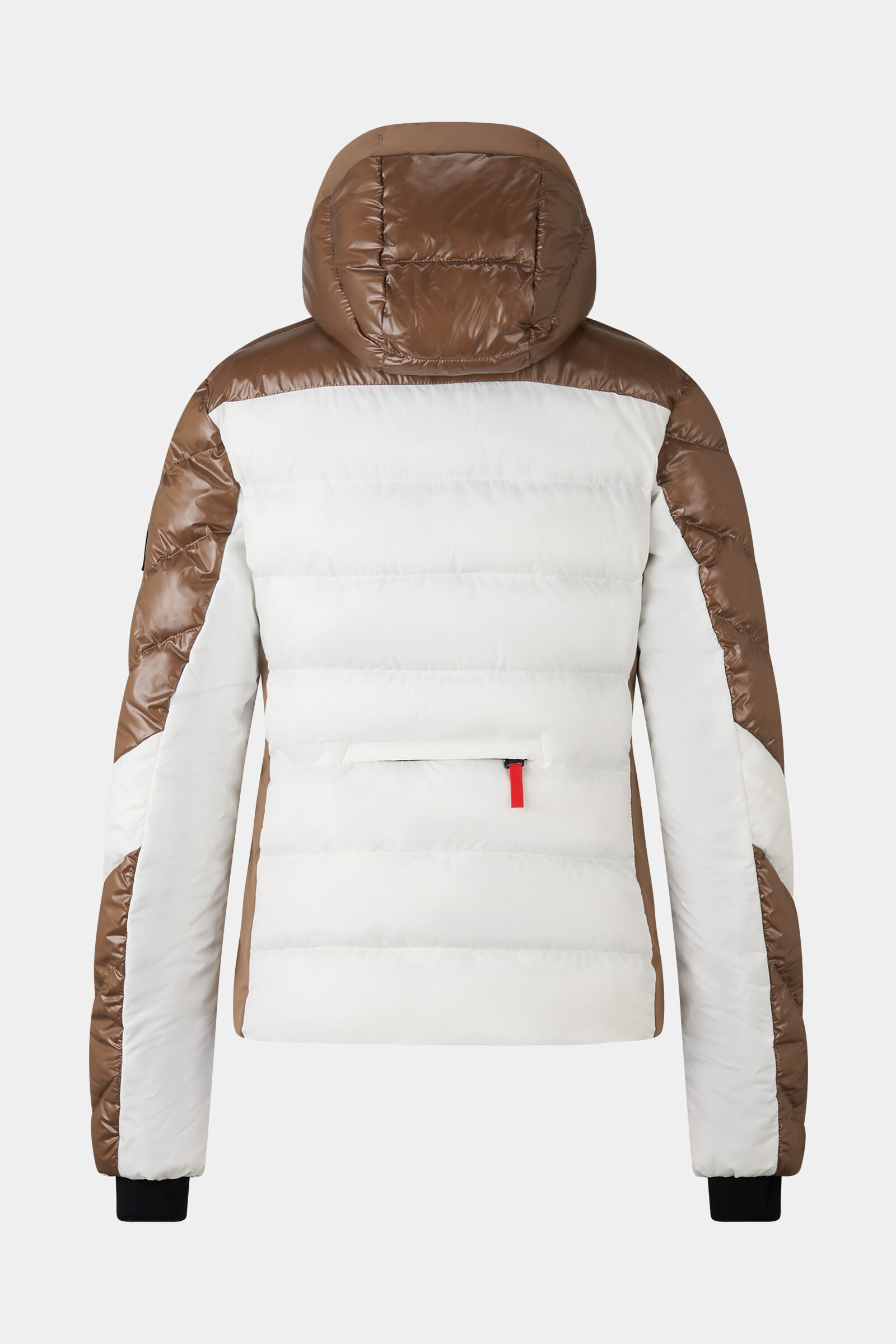 Farina quilted jacket Caramel/white